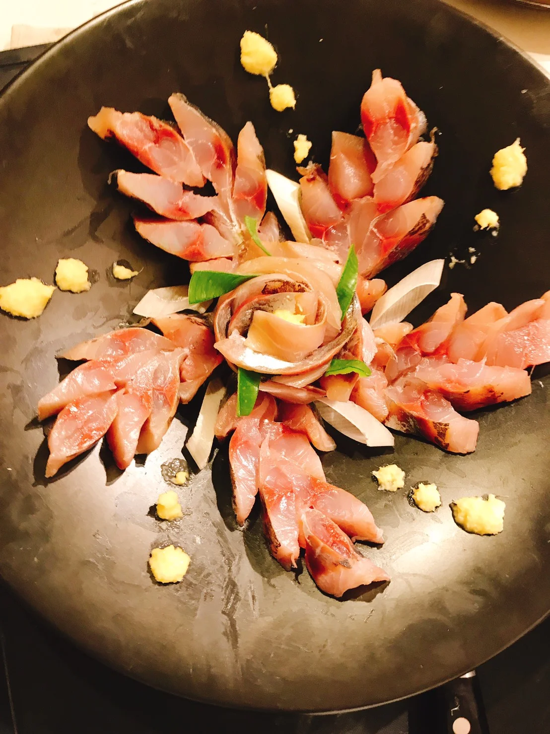 Sushi art by the chef of the evening, Mr. Harumichi