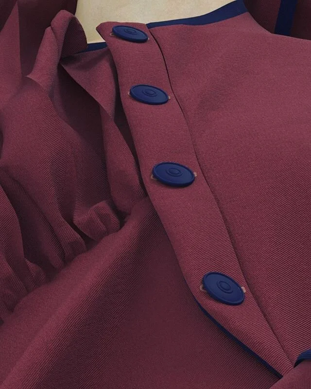 More Fastening details.
Experimenting with texture, fabric, buttons and colours
.
.
#clo3d #design #details #fastening #zip #zipguard #buttons #buttonholes #trimming #covered #uncovered #fashion #pattern #3d #digital #art #world #universe #dimension 