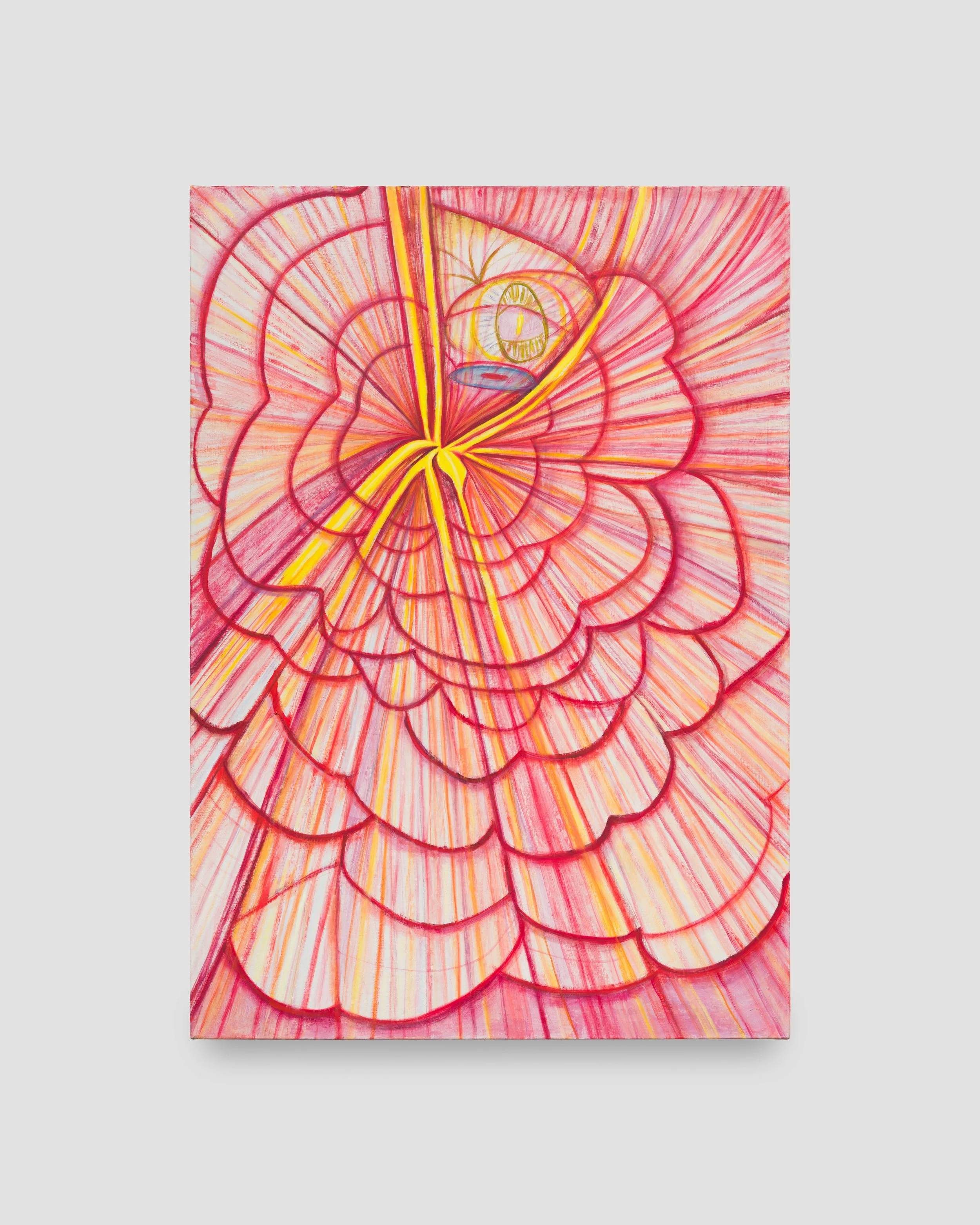   Annabel Osberg    Convergence,  2026  Oil on linen  27.25 x 39.25 inches 