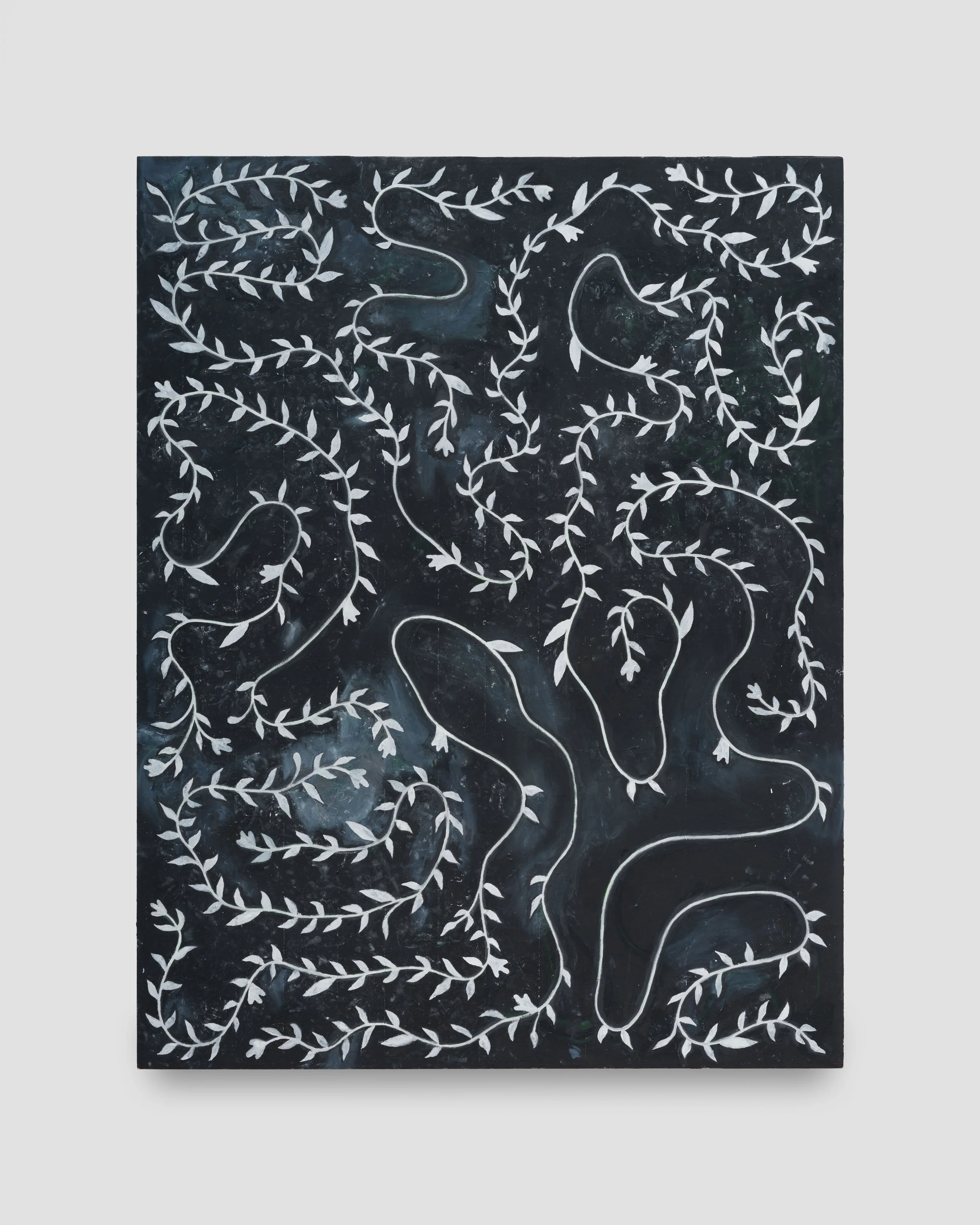   Brian Sharp    White Vines (strategic) ,  &nbsp; 2025  oil on linen&nbsp;  68 x 52.5 inches 