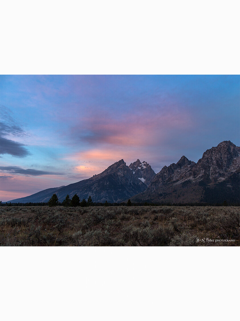 Sunrise in Grant Teton