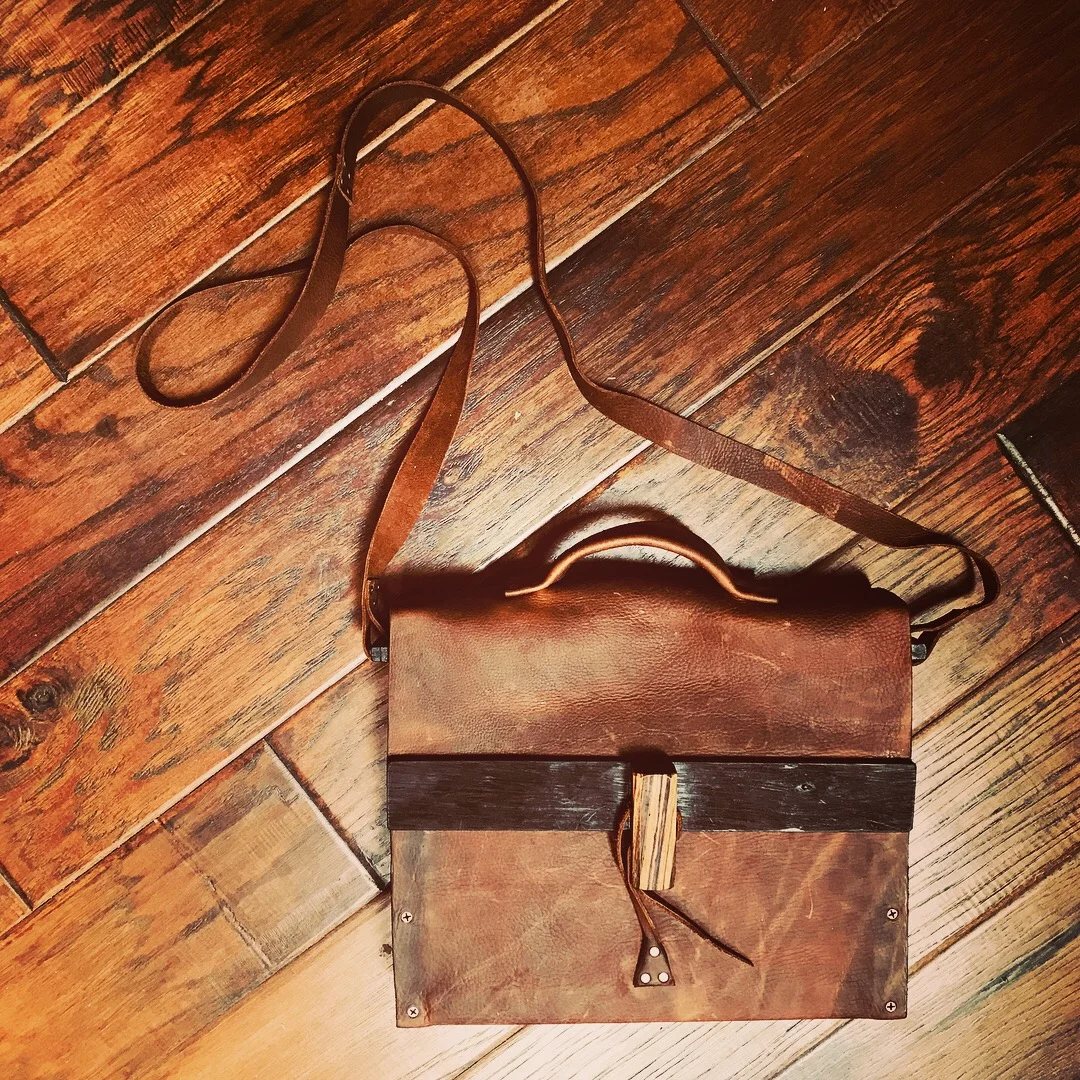 ZebraWood BoxBag (front)