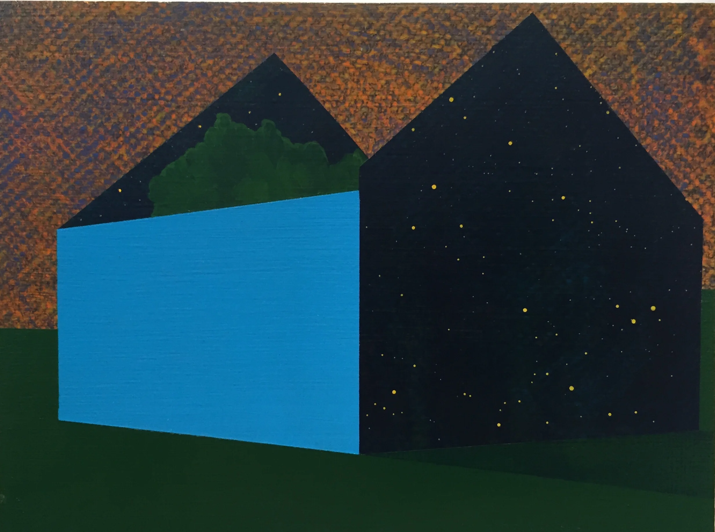 Receptor 2016 acrylic on panel 5.875”H x 7.875”W