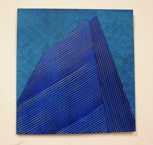 Meier Building 2010 acrylic on paper 6.25”H x 5.75”W