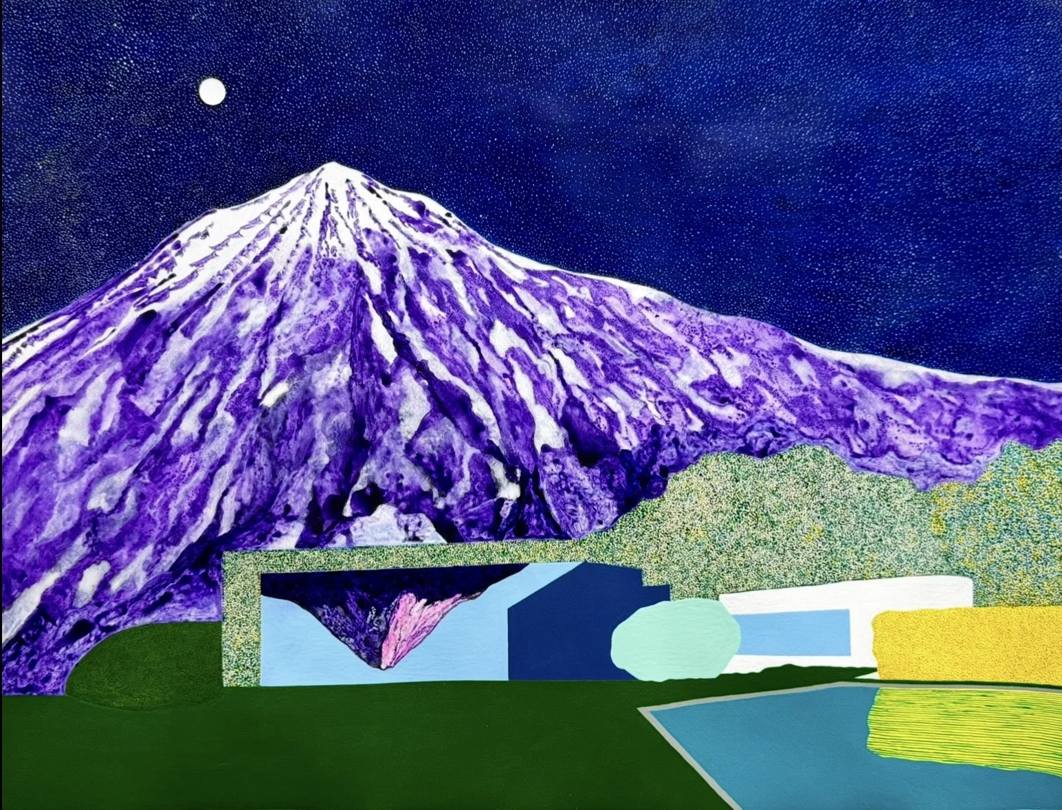  Monster  2026  acrylic on paper  18”H x 24”W 