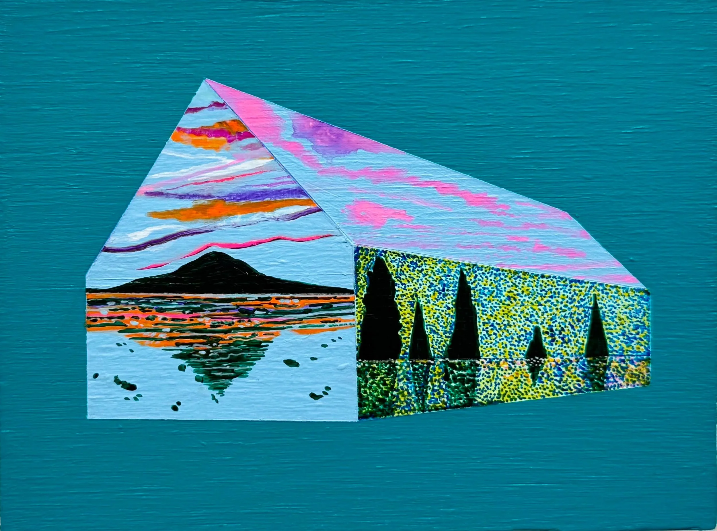  Vehicle  2026  acrylic on panel  4”H x 5.375”W x .75”D 