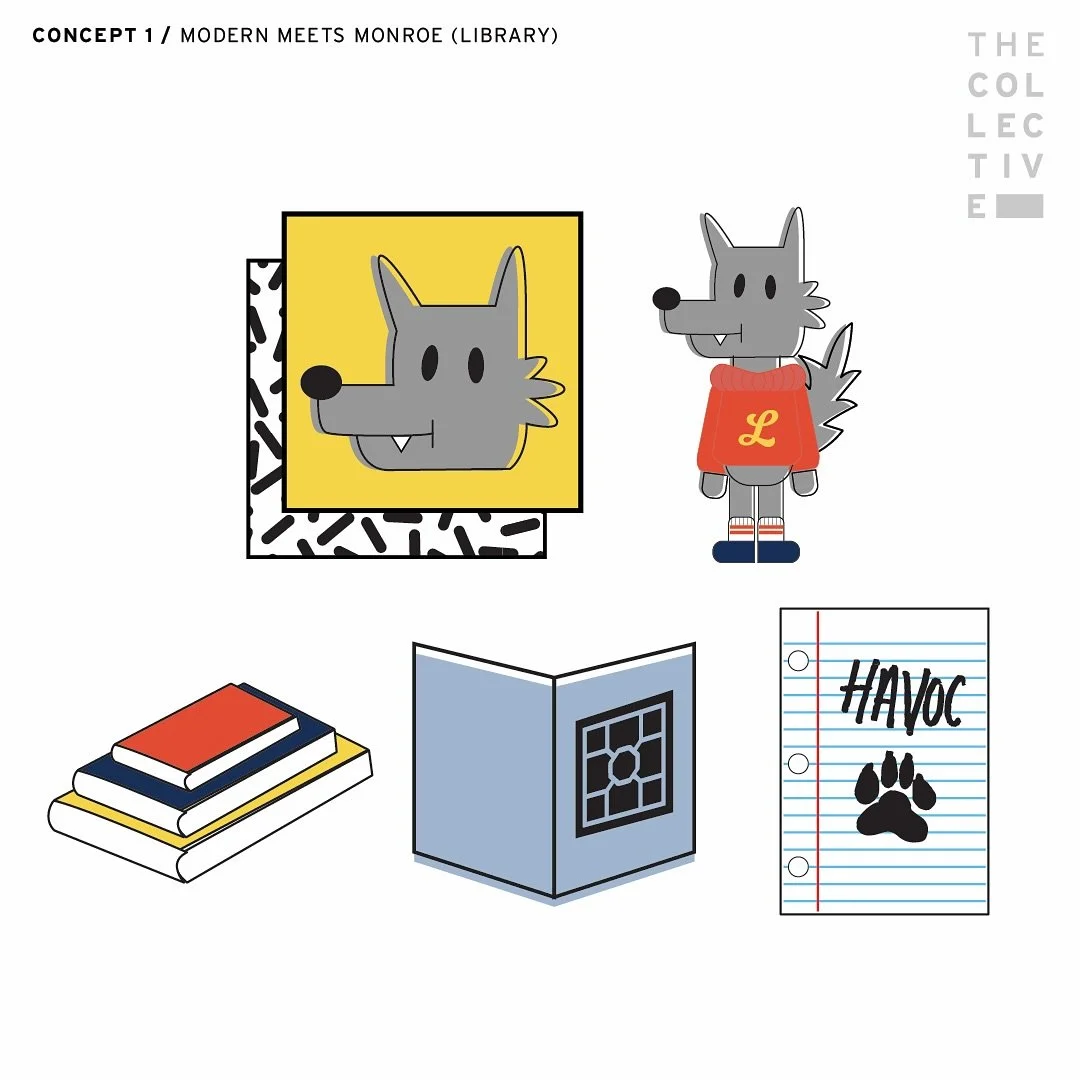 Library Swag Concept!

Welcome to the evolution of the Havoc Mascot and Monroe Library promotional branding. We approached this project from from a perspective of &ldquo;How can we update a storied icon and create a brand identity that keeps the libr