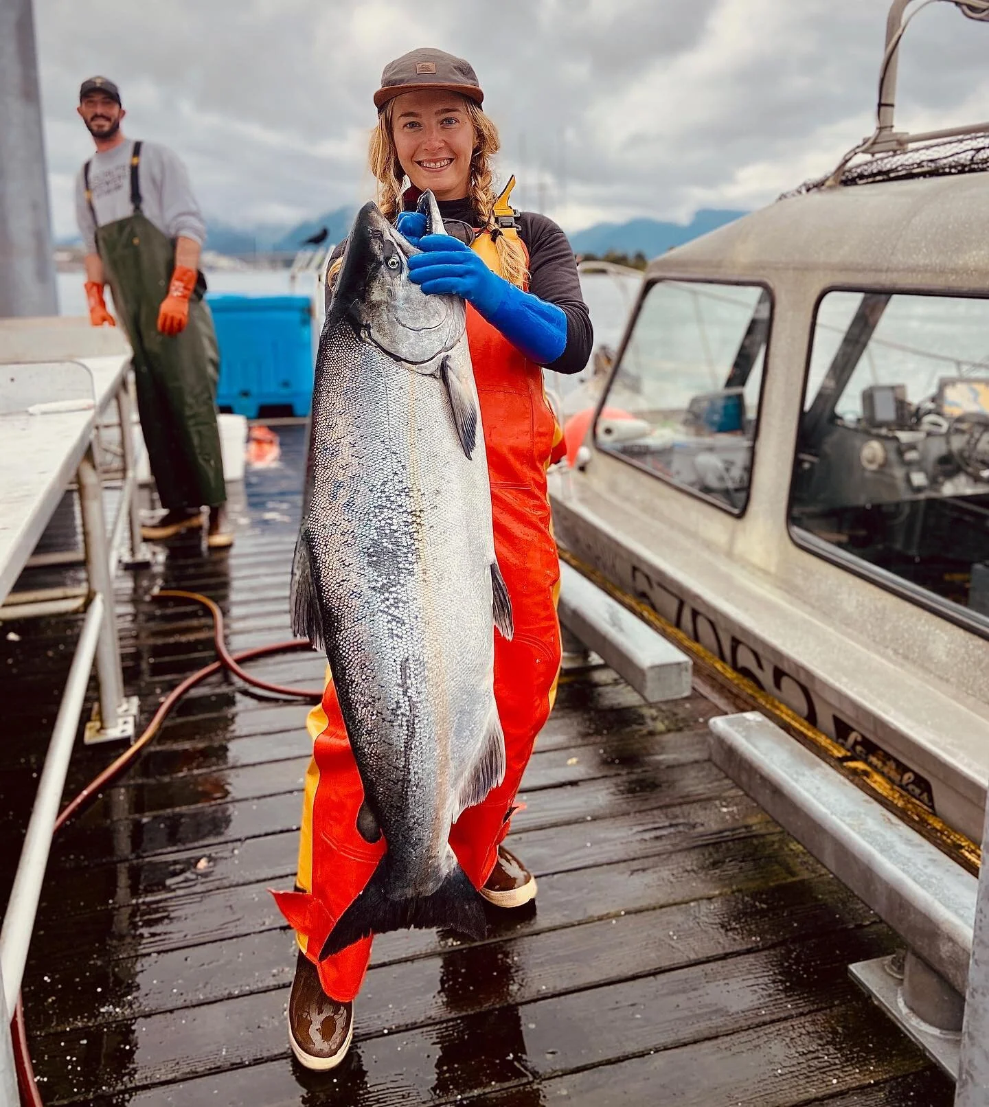 Today's #hersalso inspiration is @deedeecreed! Deirdre (Deedee) Creed is a charter fishing deckhand, wrestler, filmmaker, and aspiring USCG captain. She is currently working on a project to make a fishing and skiing short film in Sitka, Alaska where 