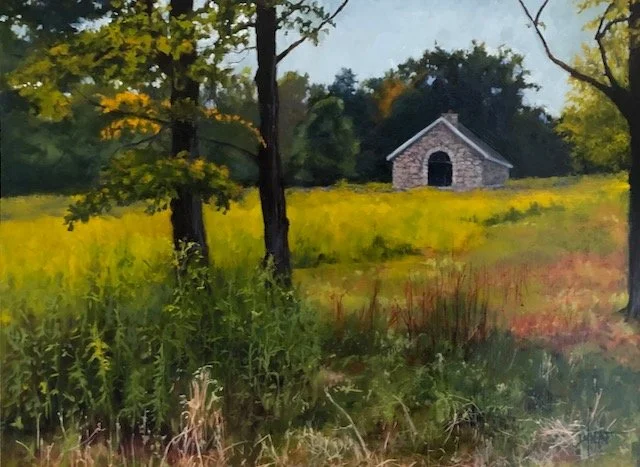 Meadow and Stone Barn