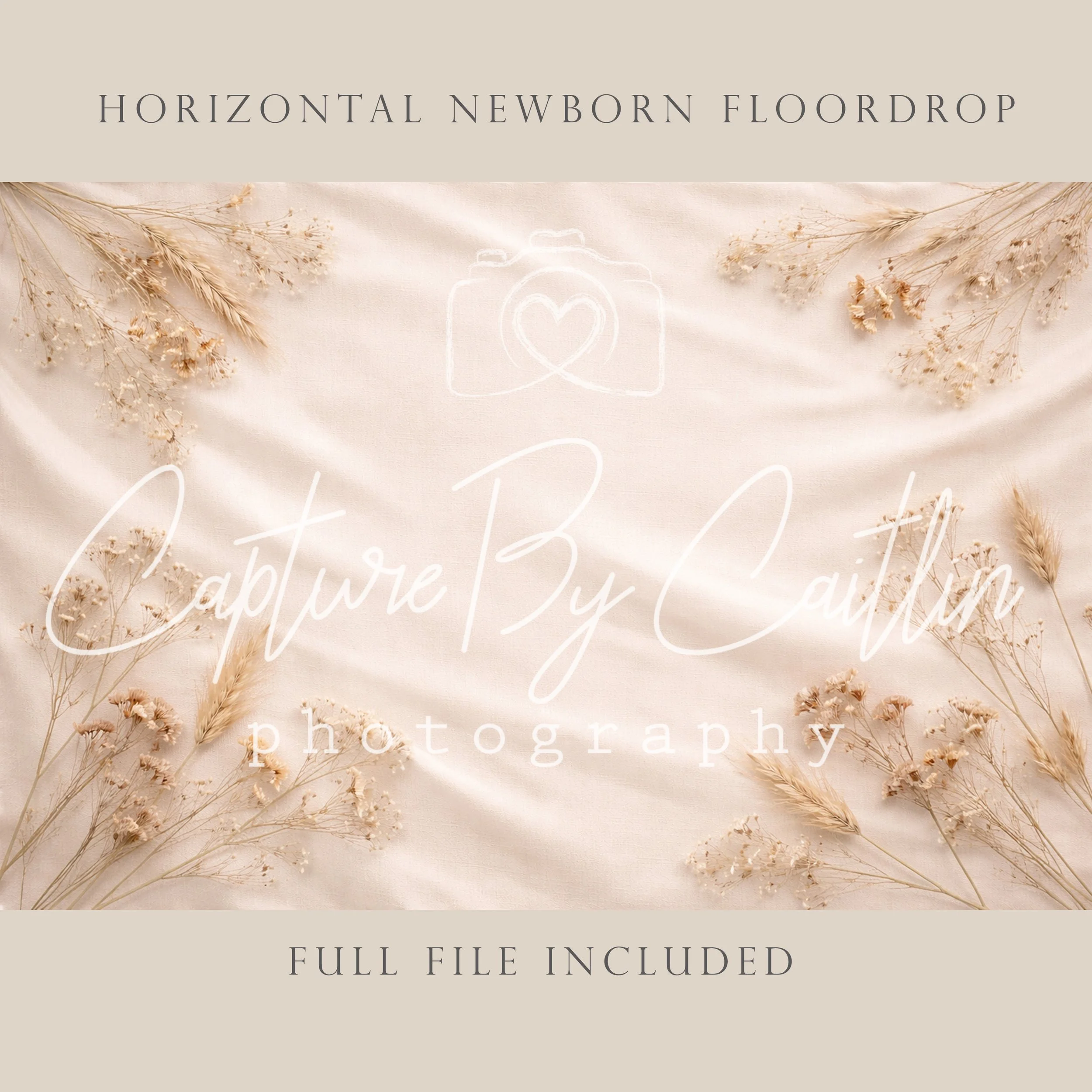 Capture By Caitlin | Harvest Silk | Newborn Floor Drop