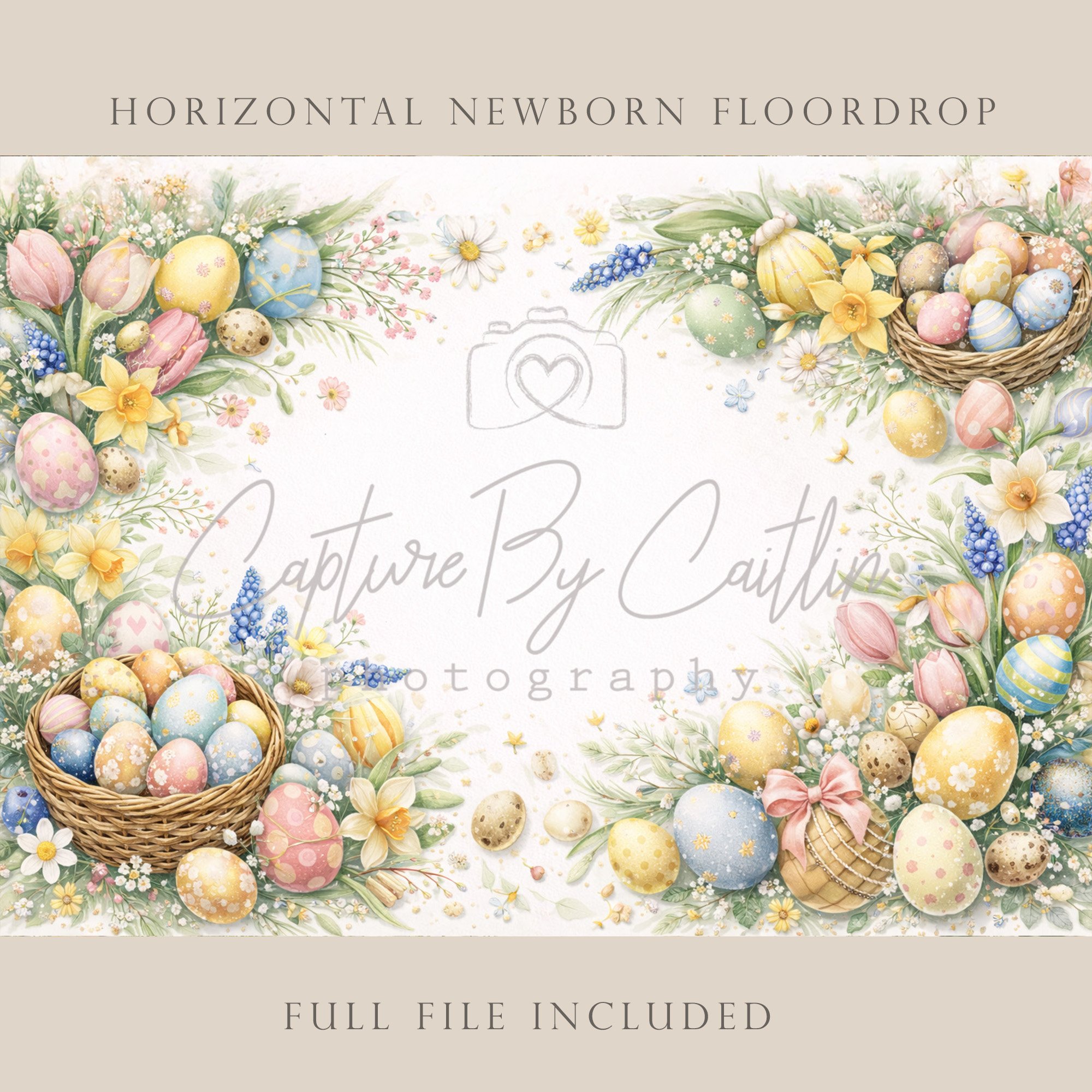 Capture By Caitlin | Easter | Newborn Floor Drop