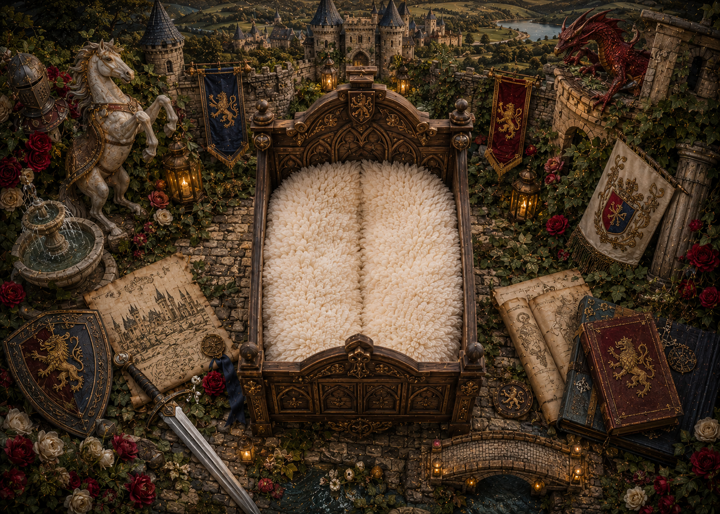 Enchanted medieval cradle and garden landscape.png