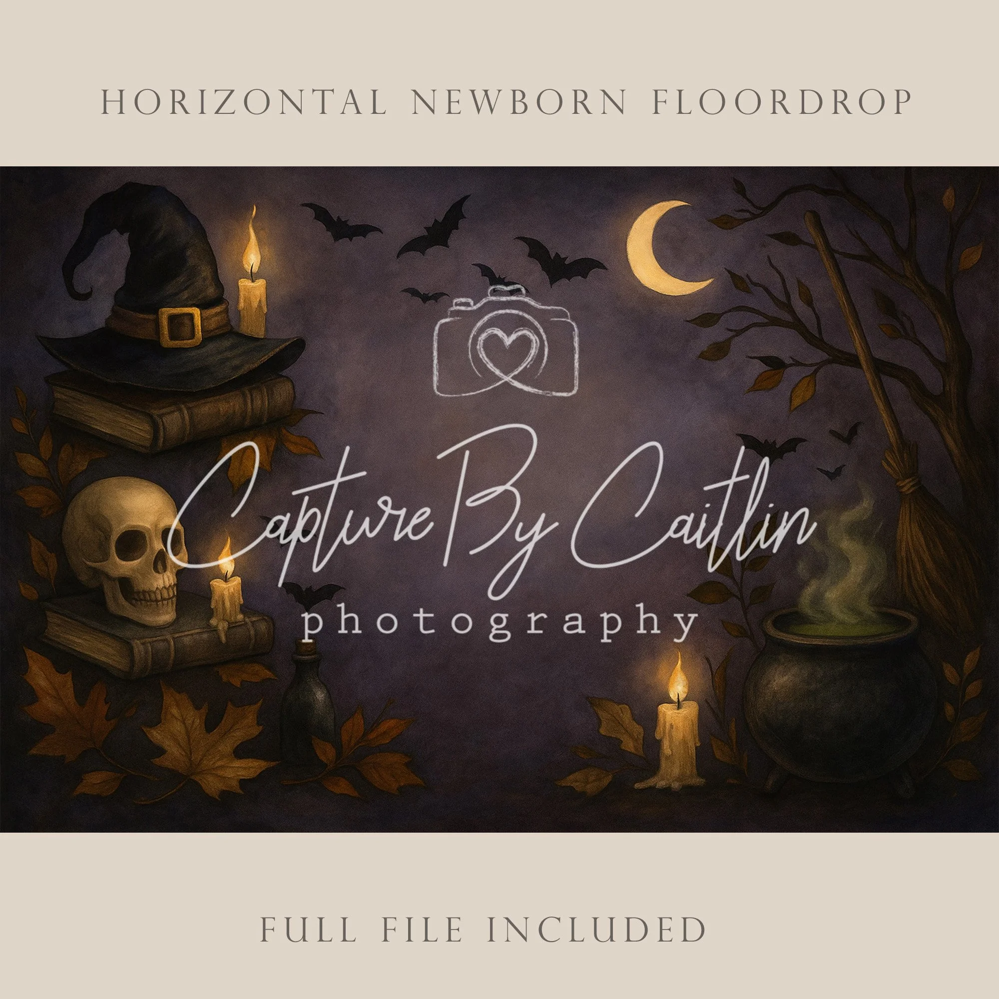 Capture By Caitlin | Halloween | Newborn Floor Drop