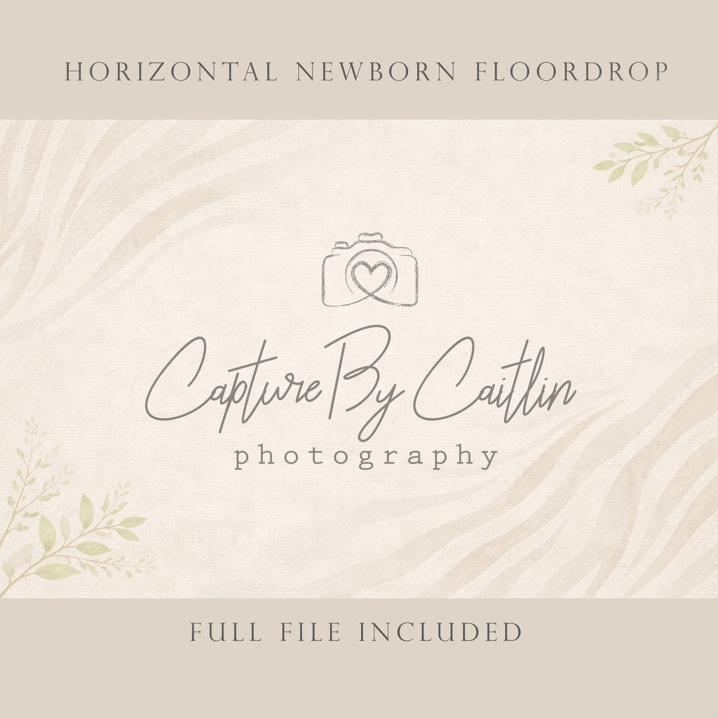 Capture By Caitlin | Safari - Zebra Drift  | Newborn Floor Drop