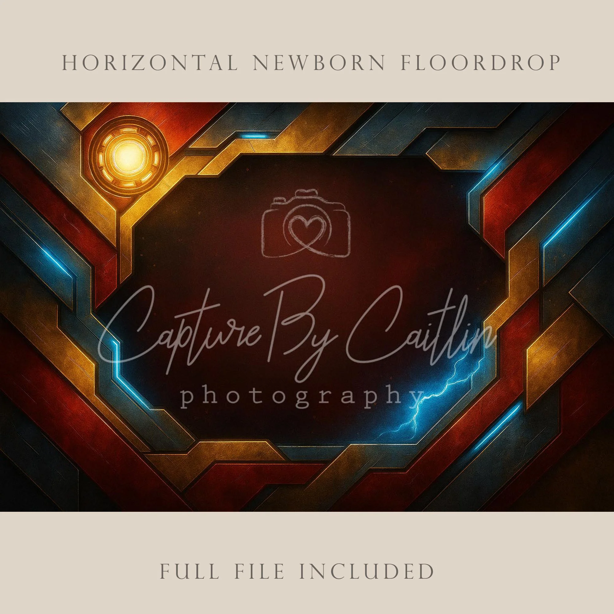 Capture By Caitlin | Iron | Newborn Floor Drop