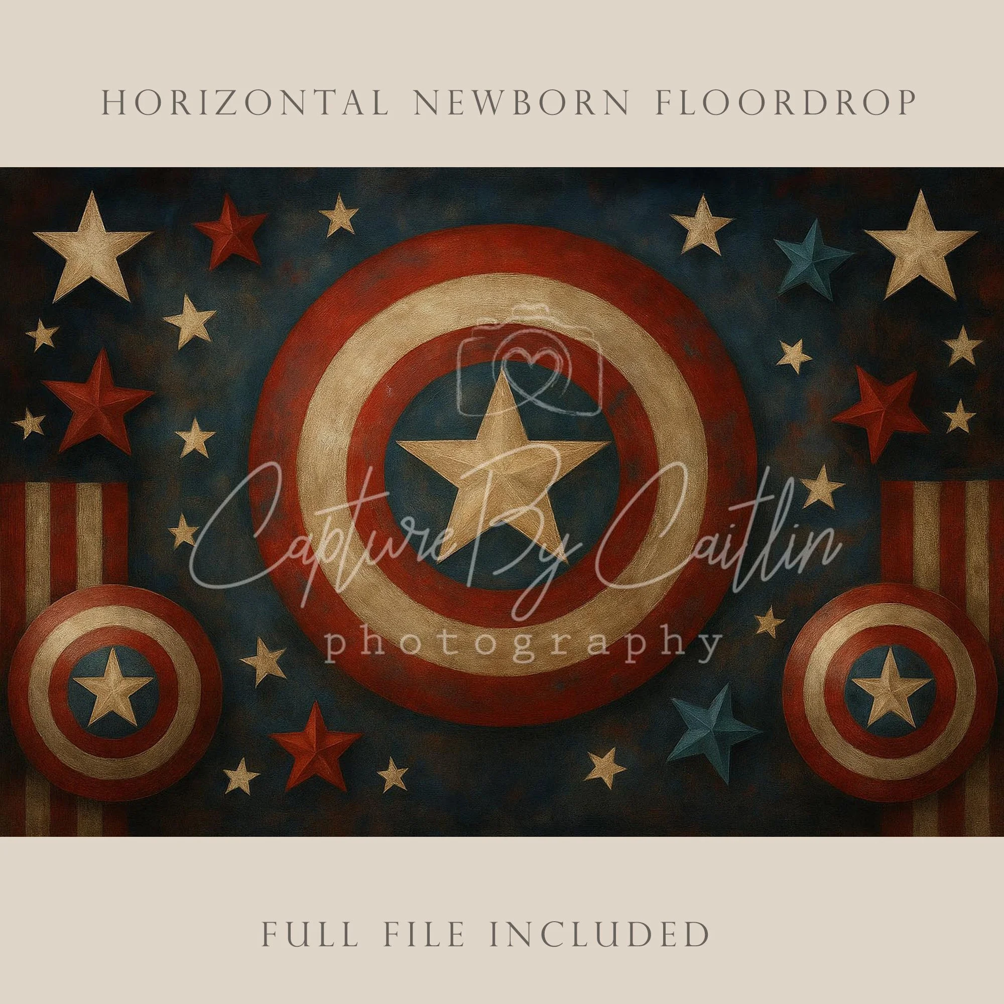 Capture By Caitlin | Captain | Newborn Floor Drop