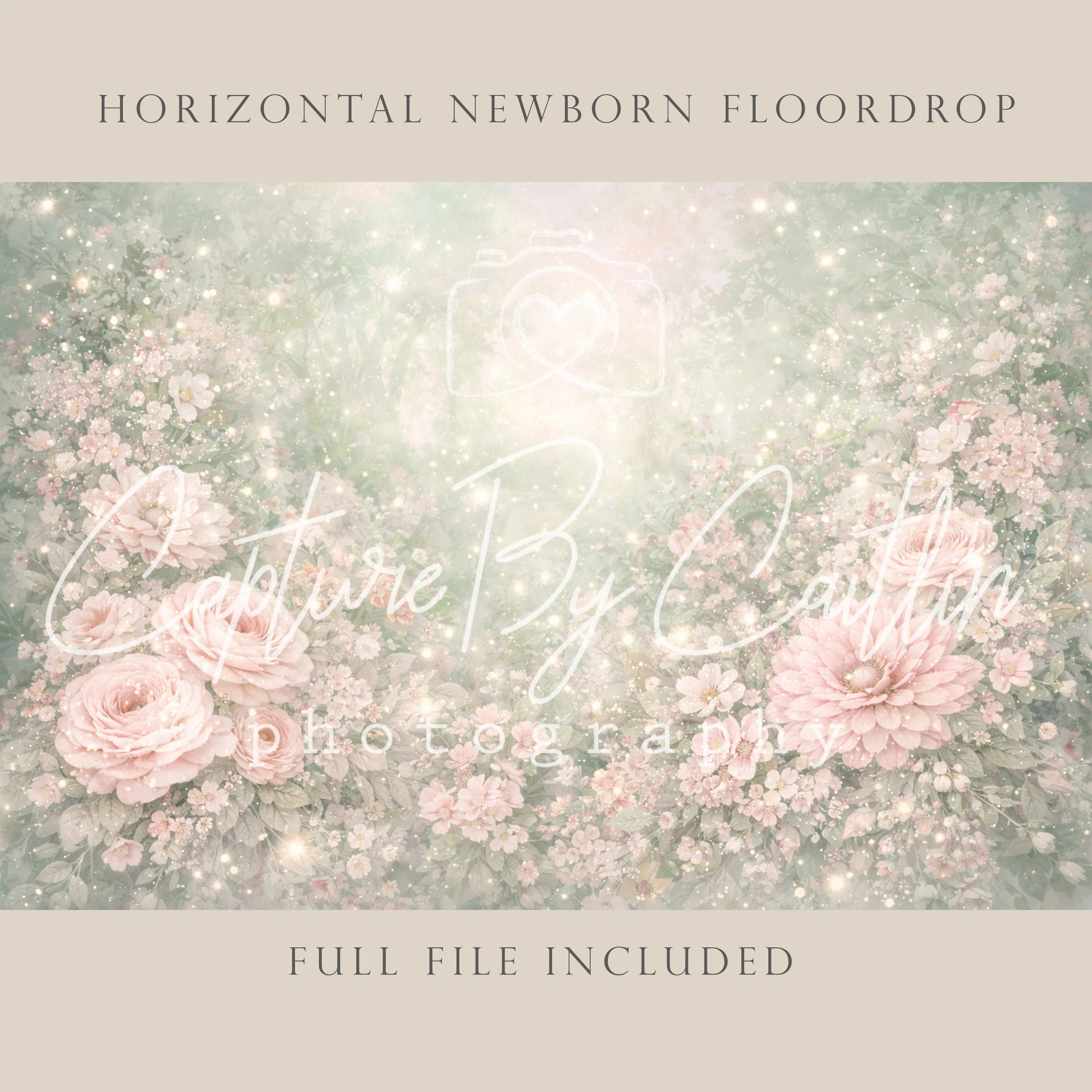 Capture By Caitlin | Enchanted Garden | Newborn Floor Drop