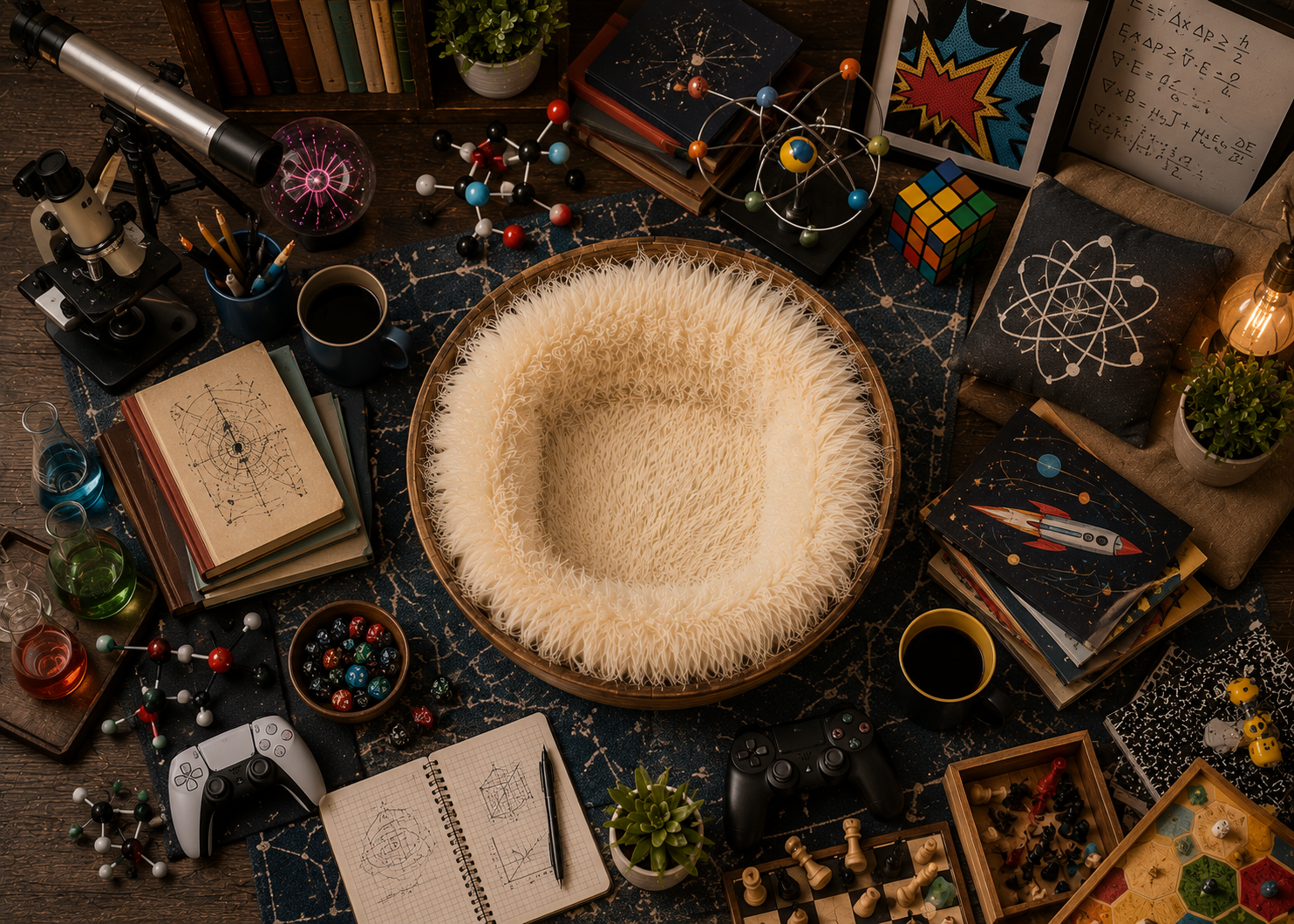 Cozy science lab lounge setup.png
