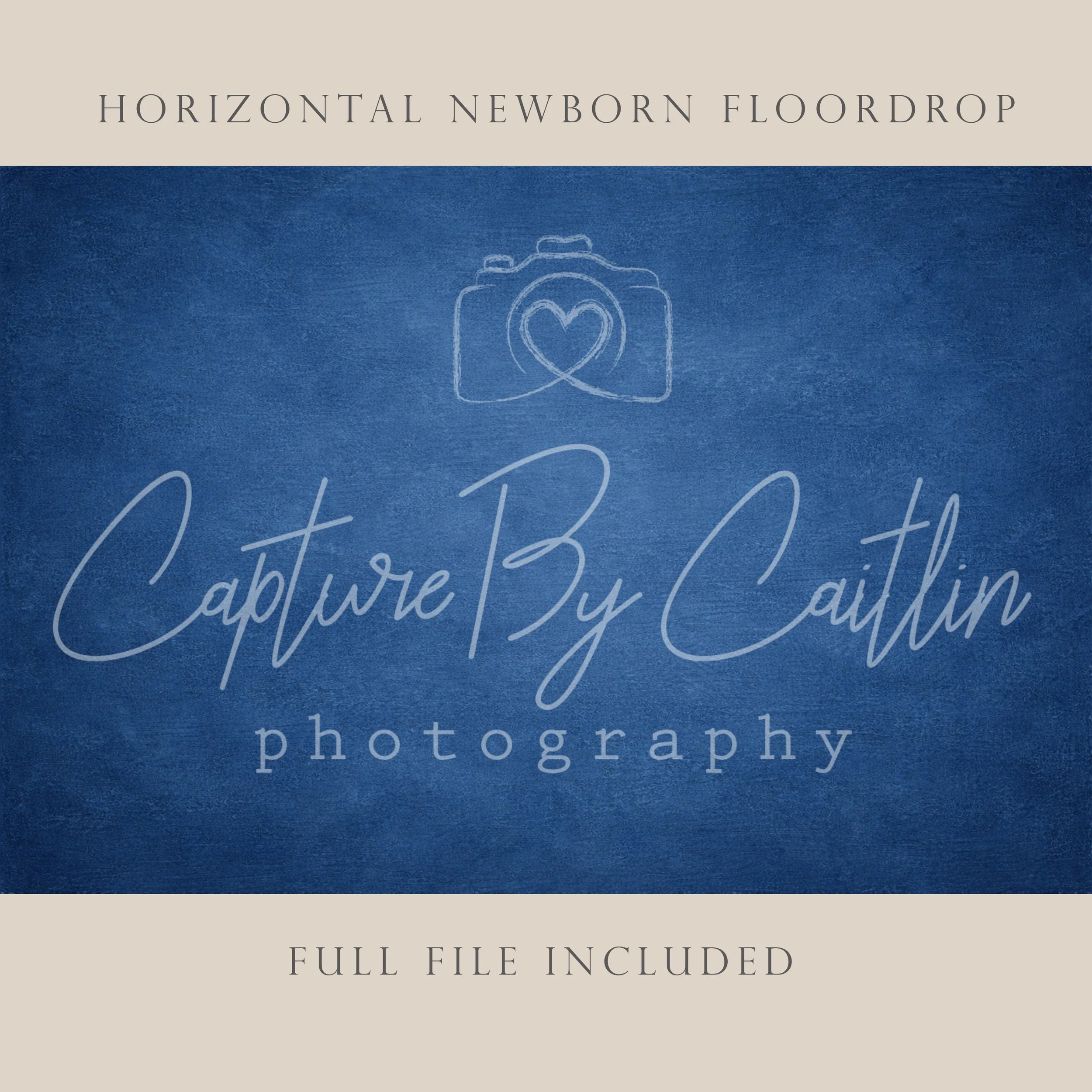 Capture By Caitlin | Denim | Newborn Floor Drop