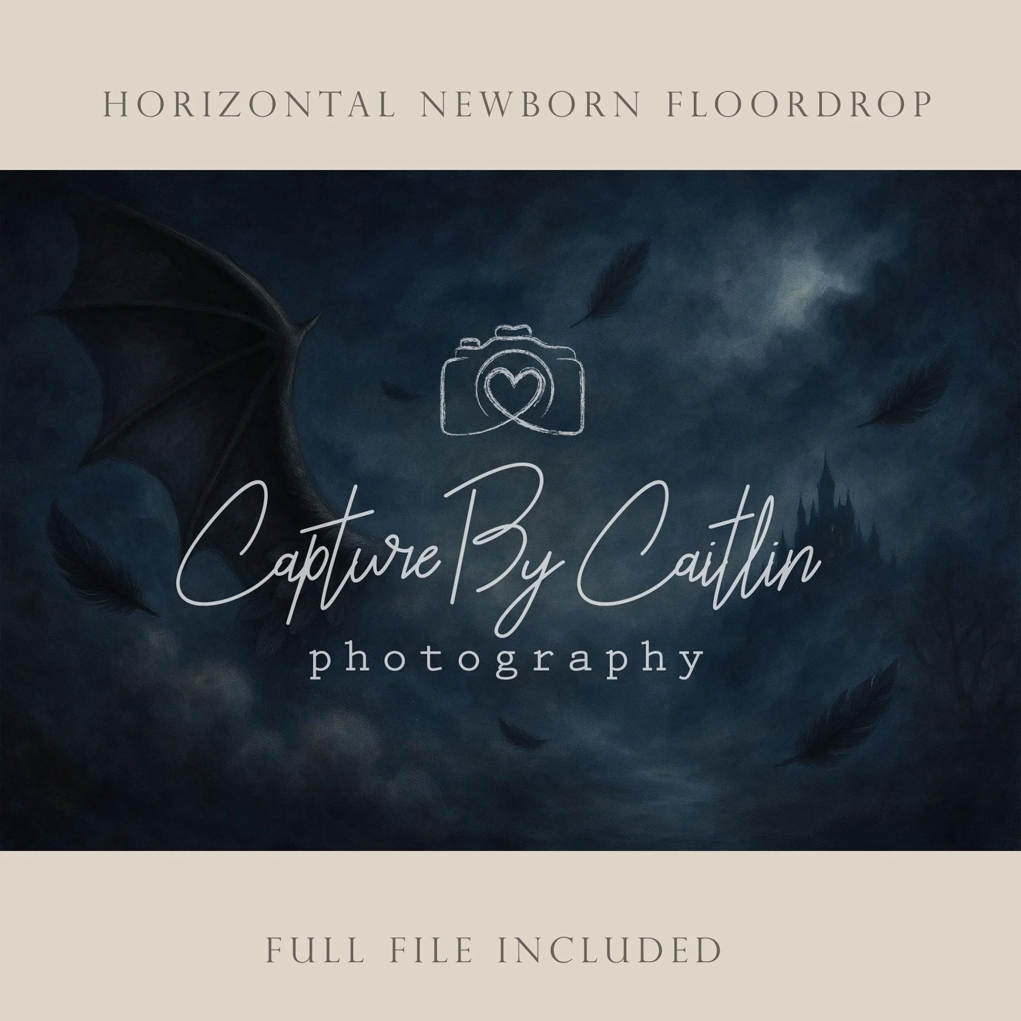 Capture By Caitlin | Flying Monkey | Newborn Floor Drop