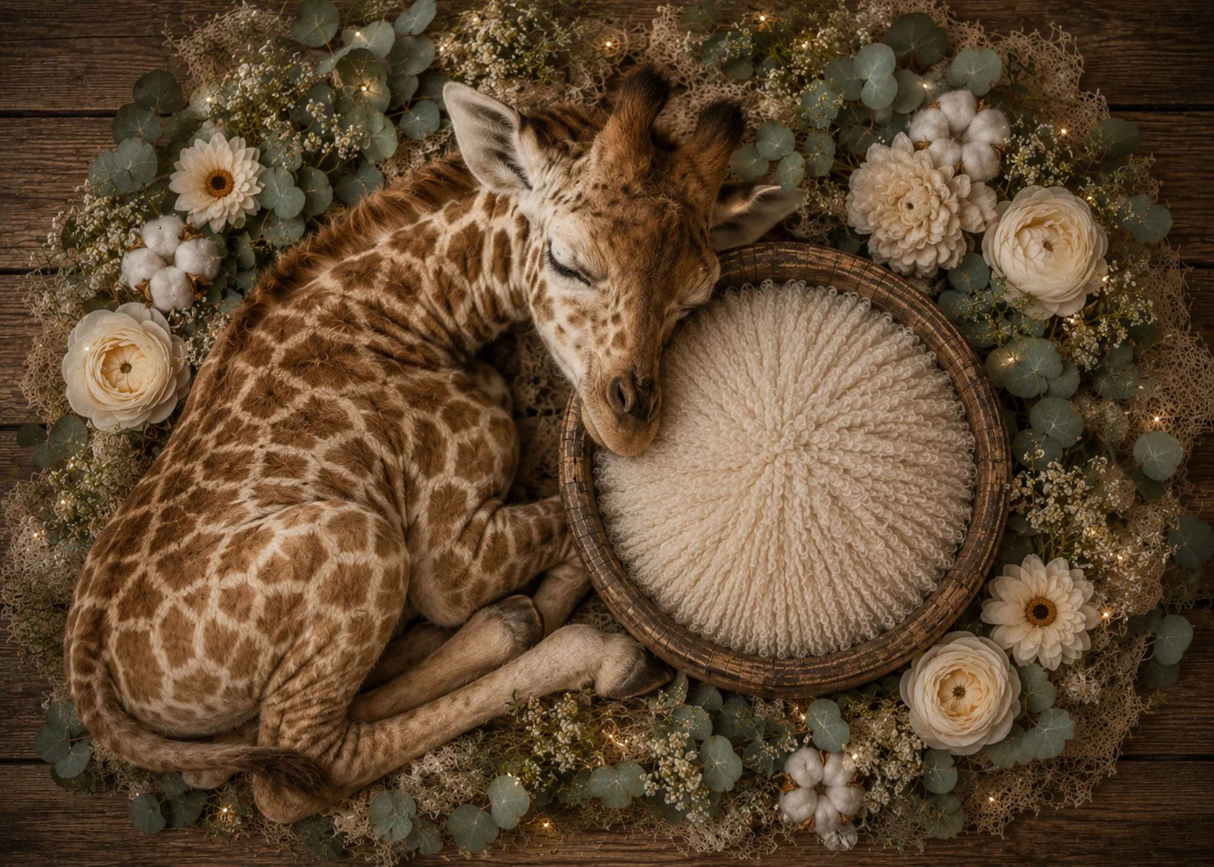 Giraffe & Baby