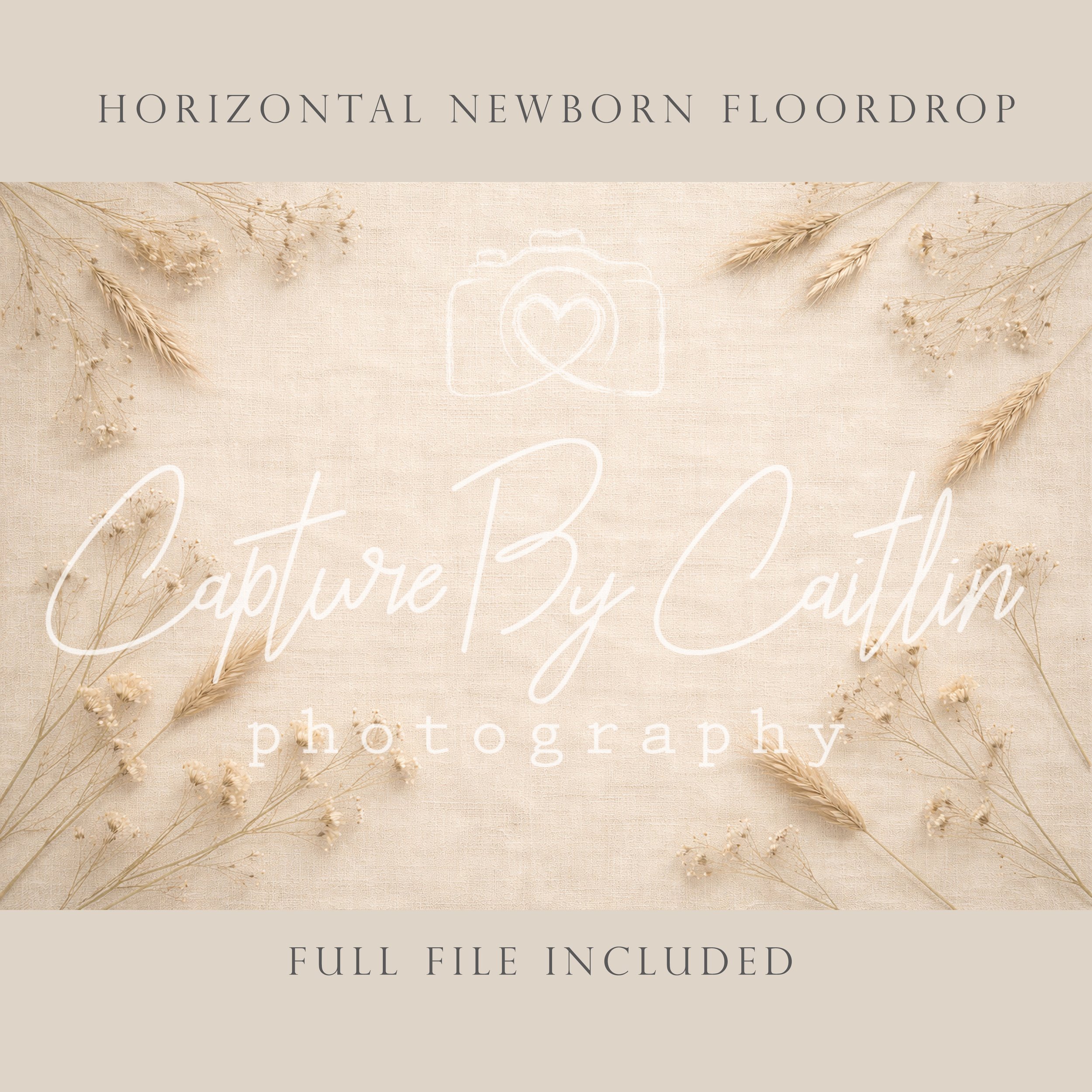 Capture By Caitlin | Oat and Petal | Newborn Floor Drop