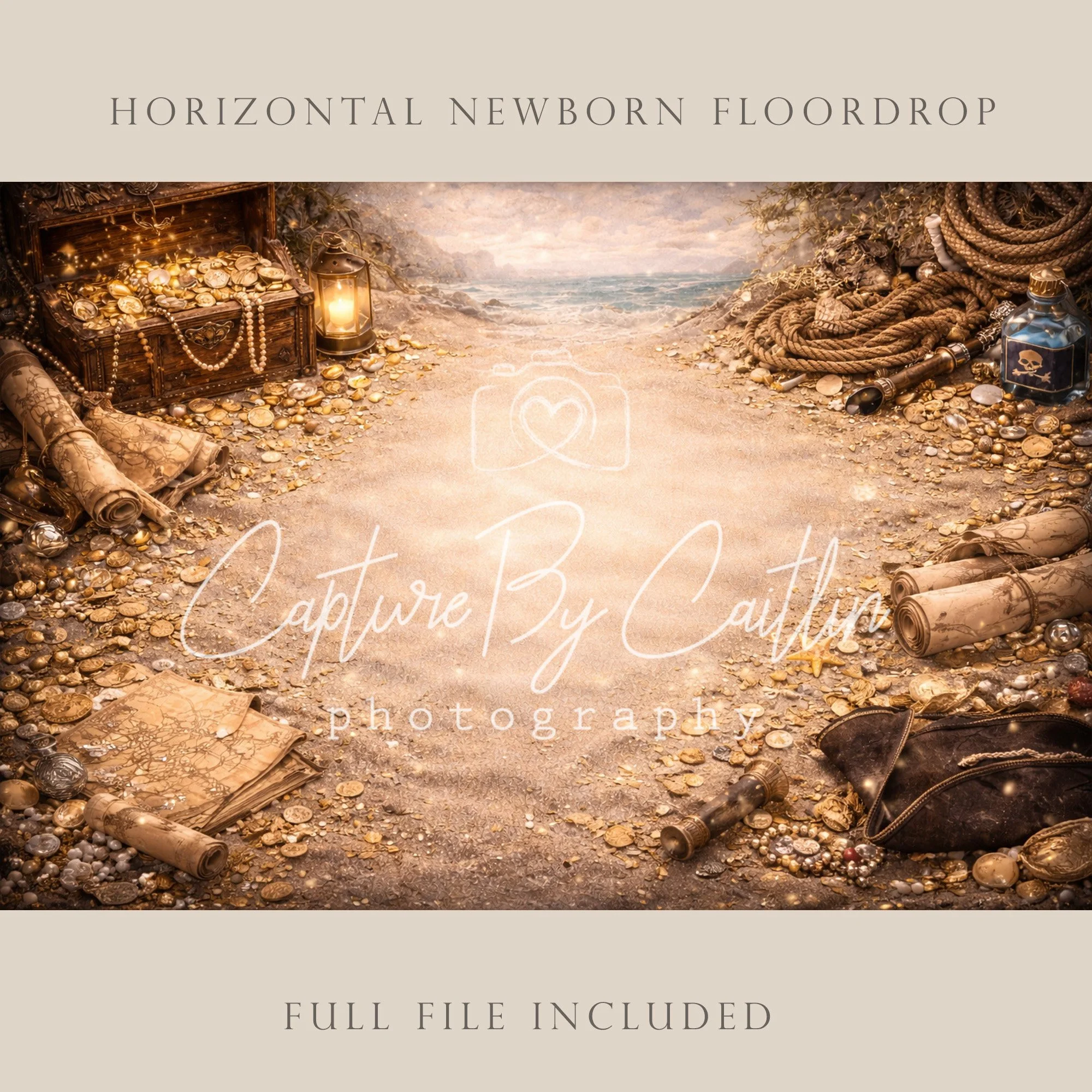 Capture By Caitlin | Pirate | Newborn Floor Drop