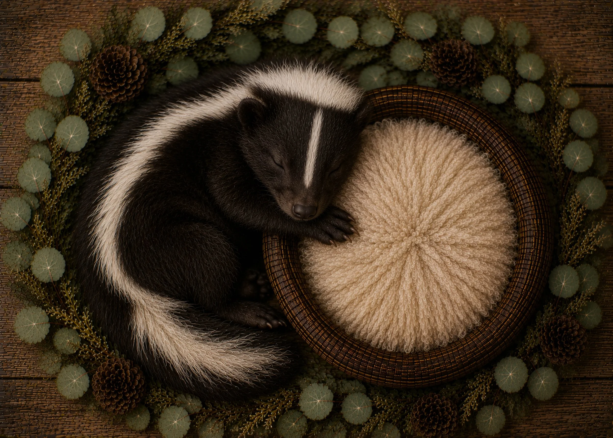 Skunk & Baby