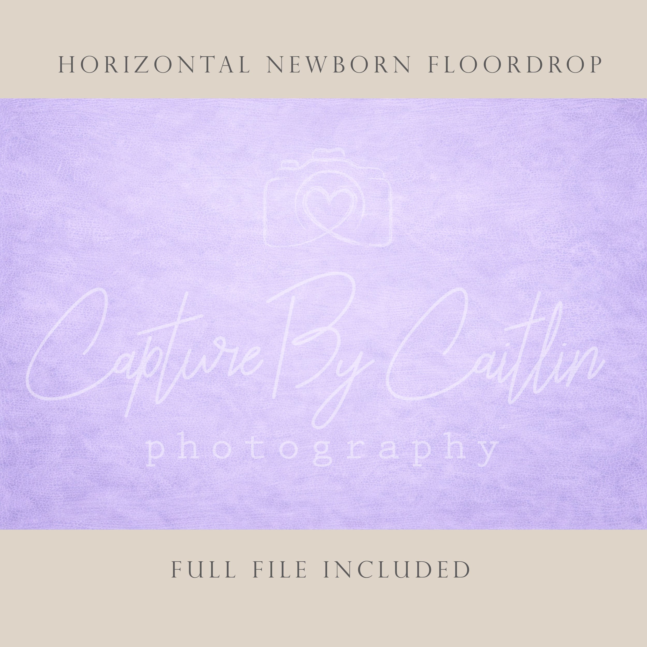 Capture By Caitlin | Lilac | Newborn Floor Drop