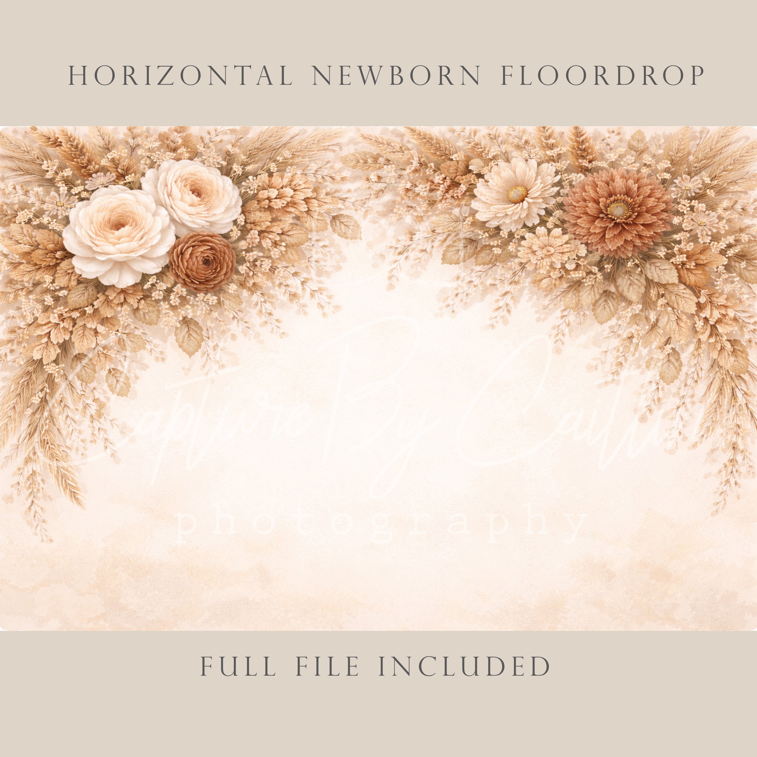 Capture By Caitlin | Autumn Arch | Newborn Floor Drop