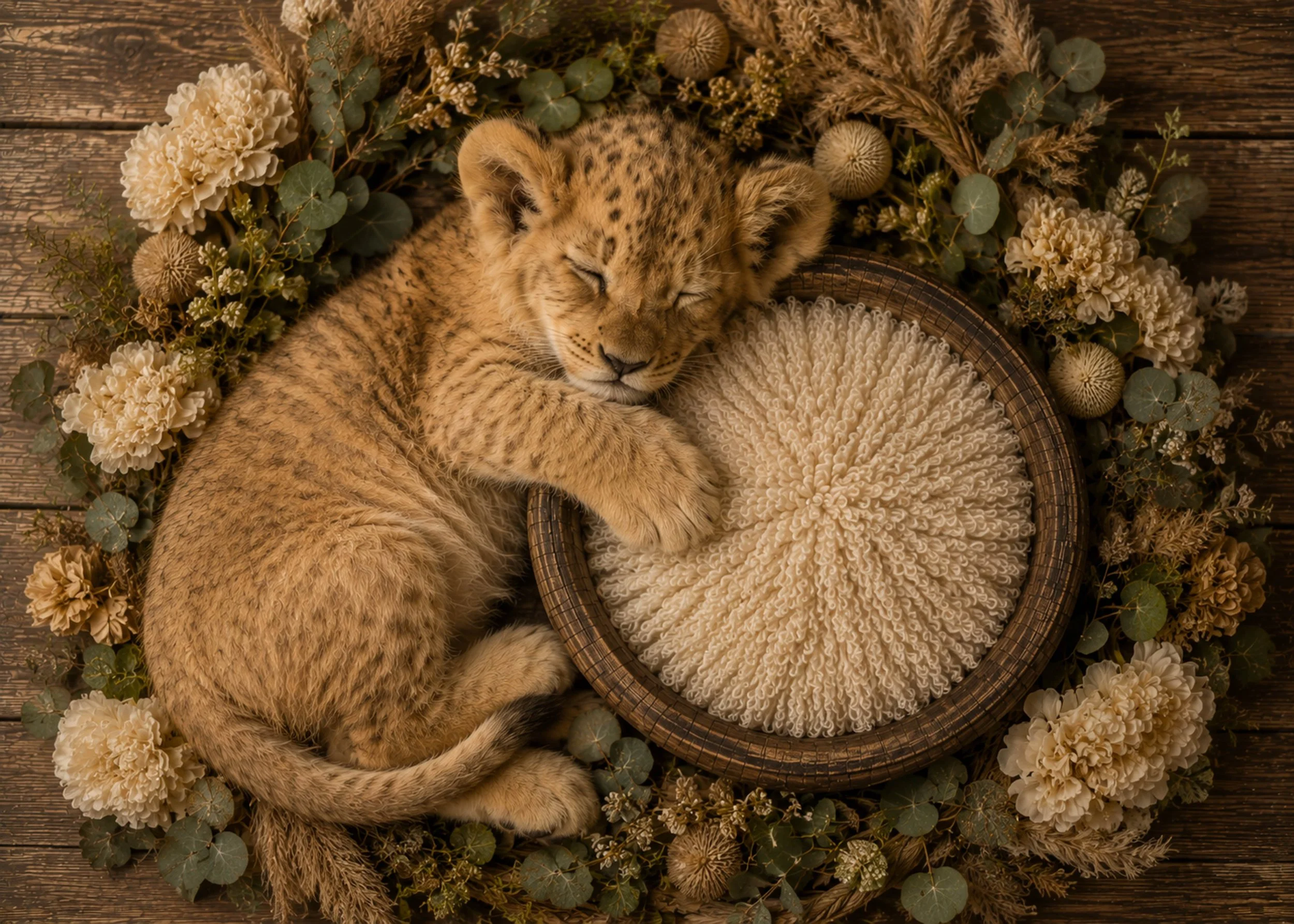 Lion Cub & Baby