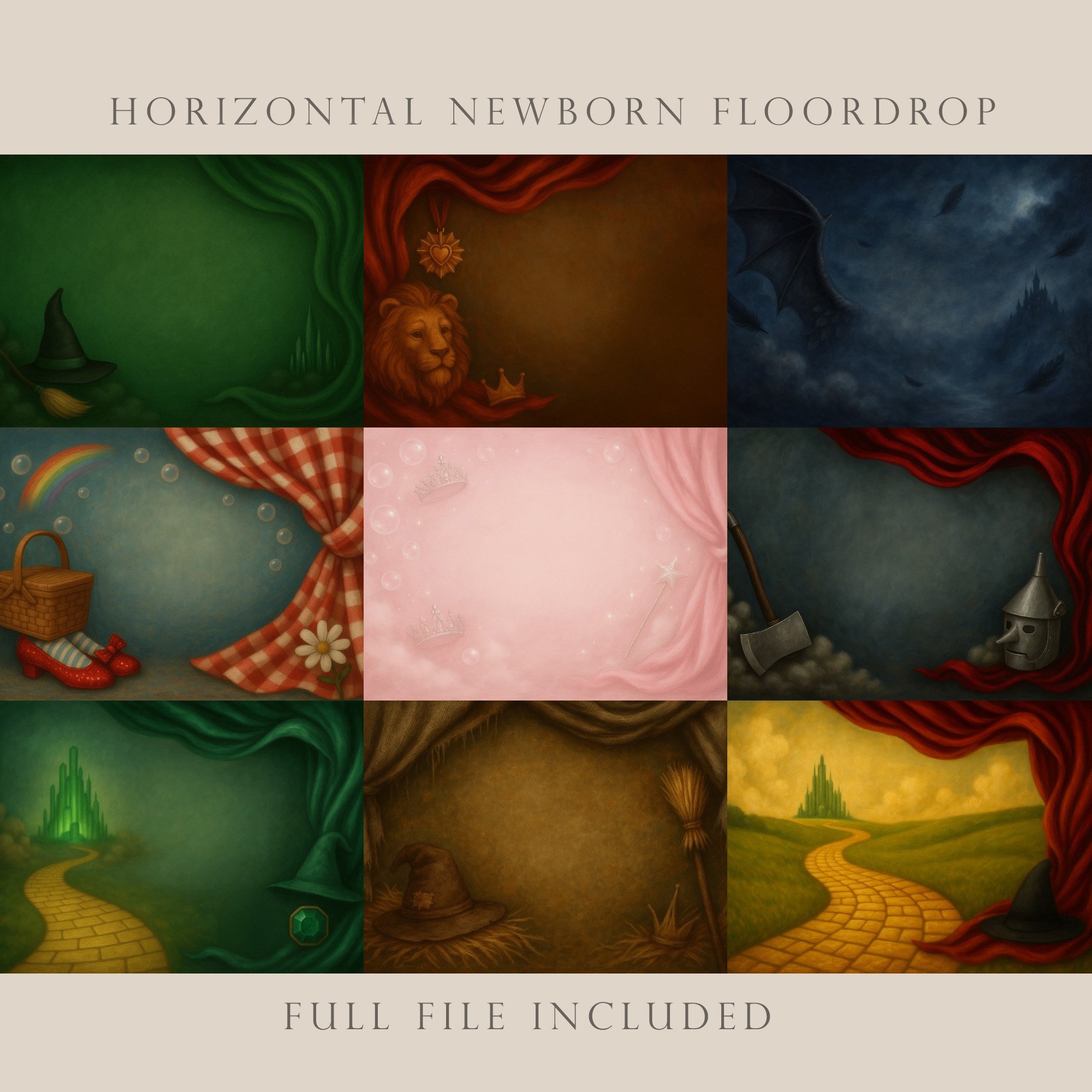 Capture By Caitlin | Ozian Bundle | Newborn Floor Drop