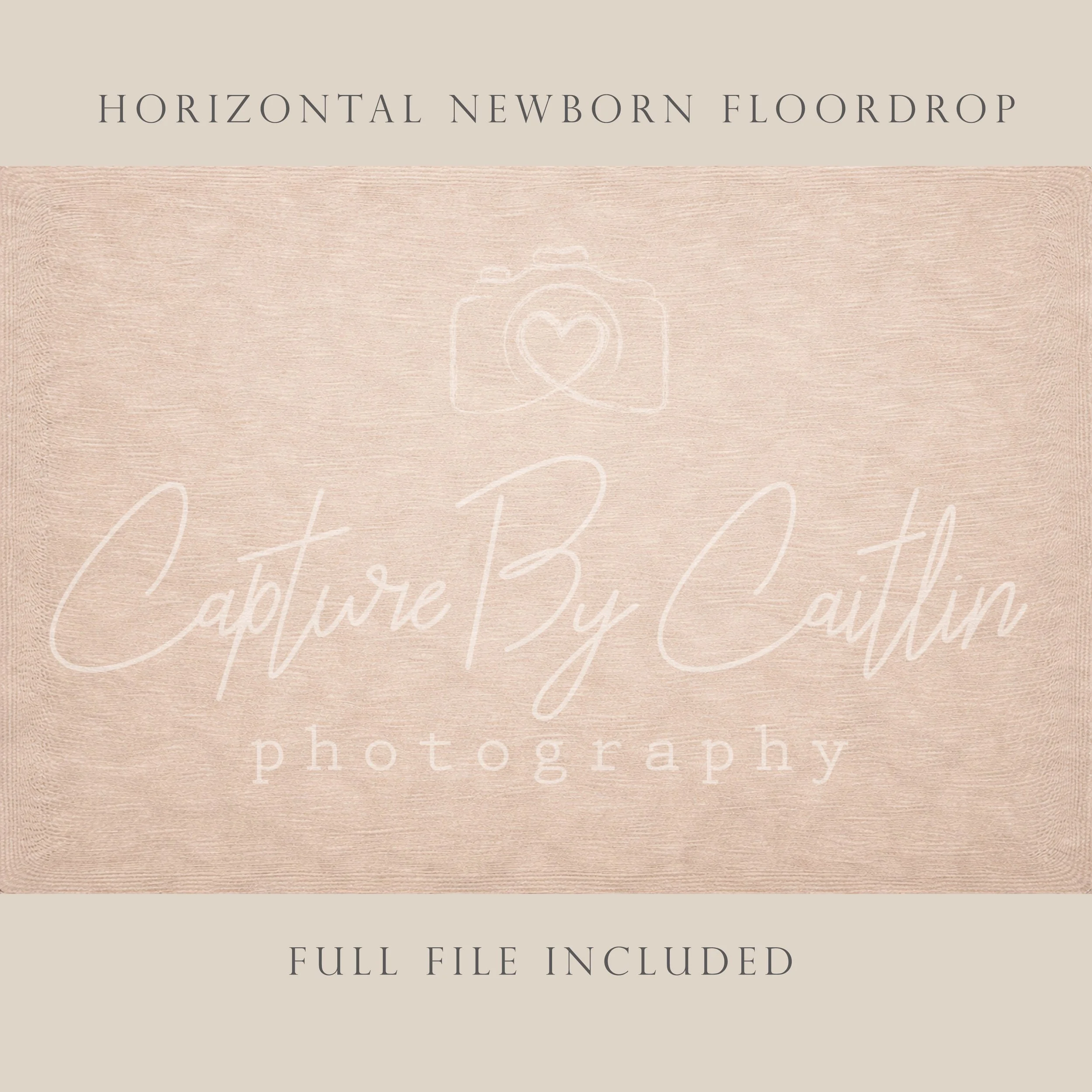 Capture By Caitlin | Sand | Newborn Floor Drop