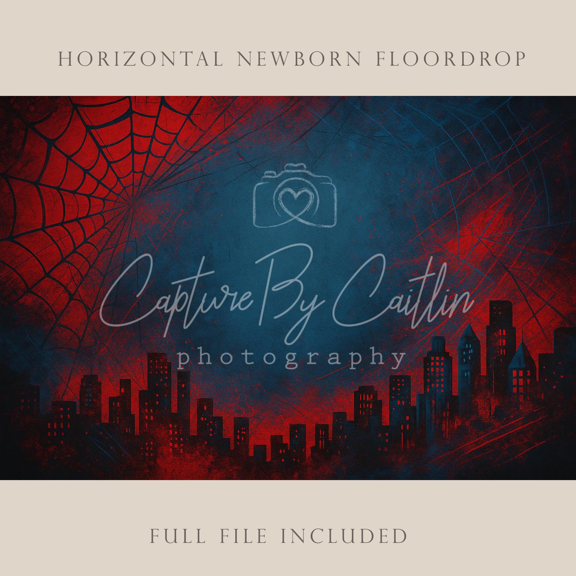 Capture By Caitlin | Spider | Newborn Floor Drop