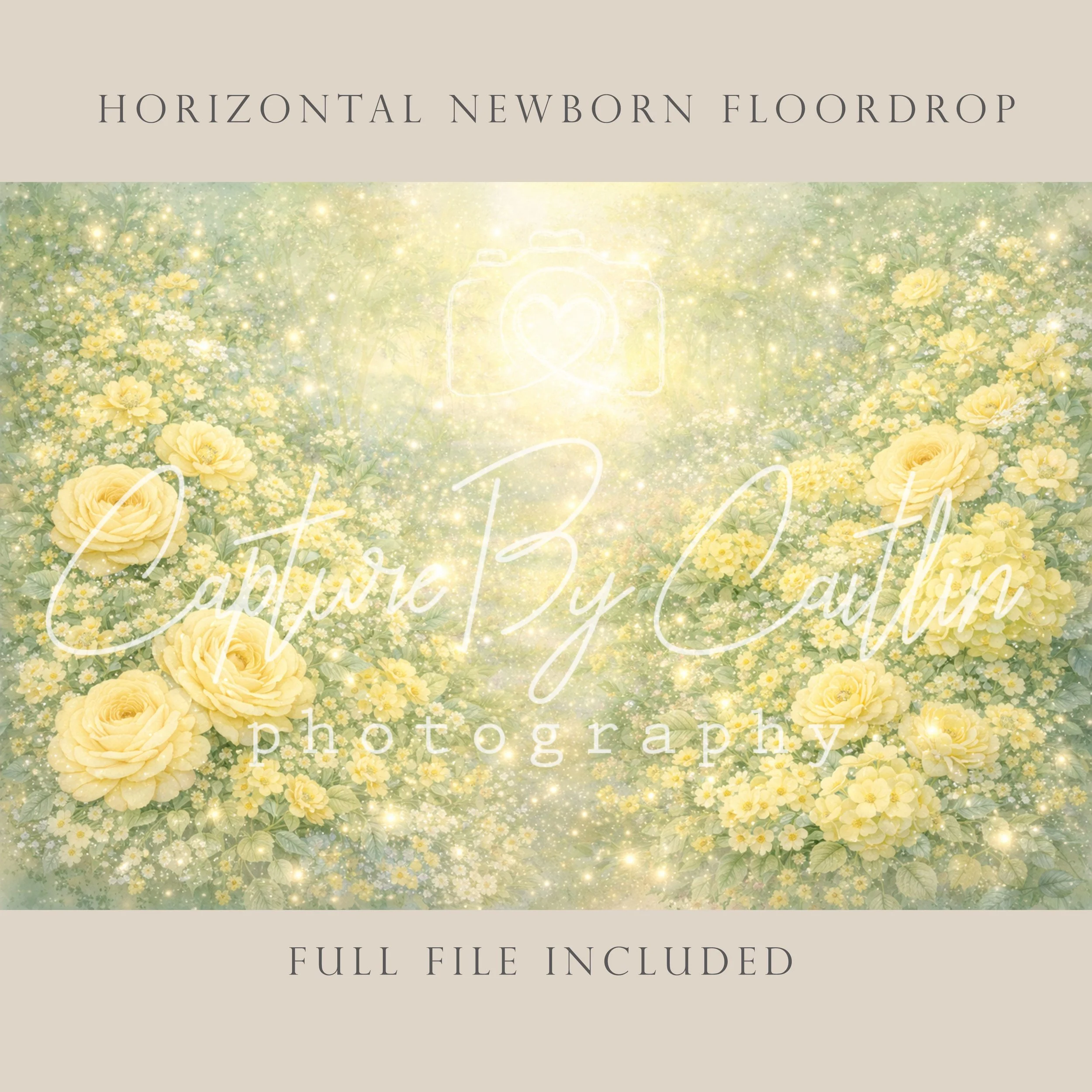 Capture By Caitlin | Enchanted Garden | Newborn Floor Drop