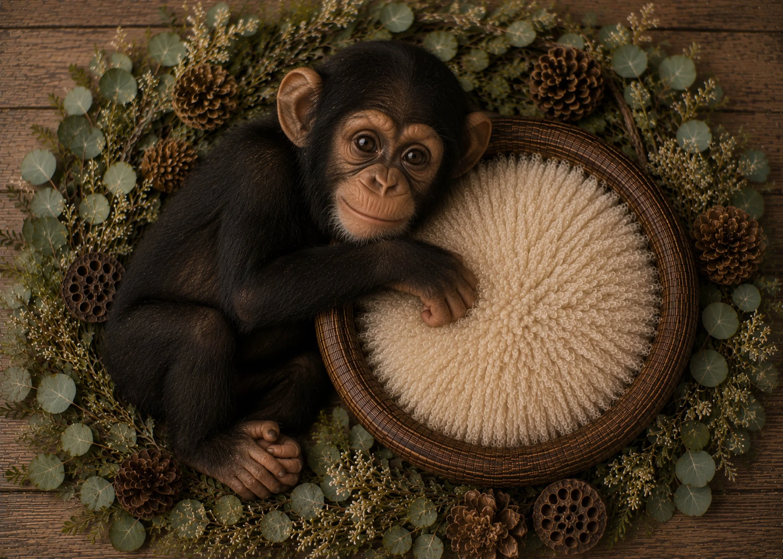 Chimpanzee & Baby