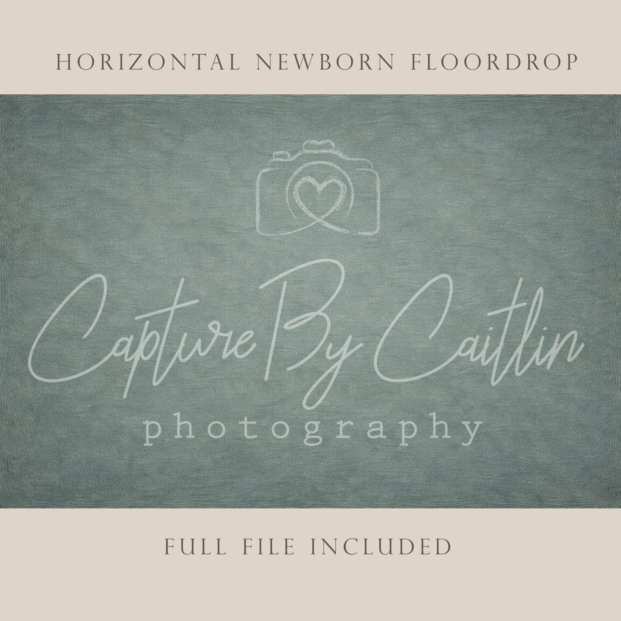 Capture By Caitlin | Greige | Newborn Floor Drop