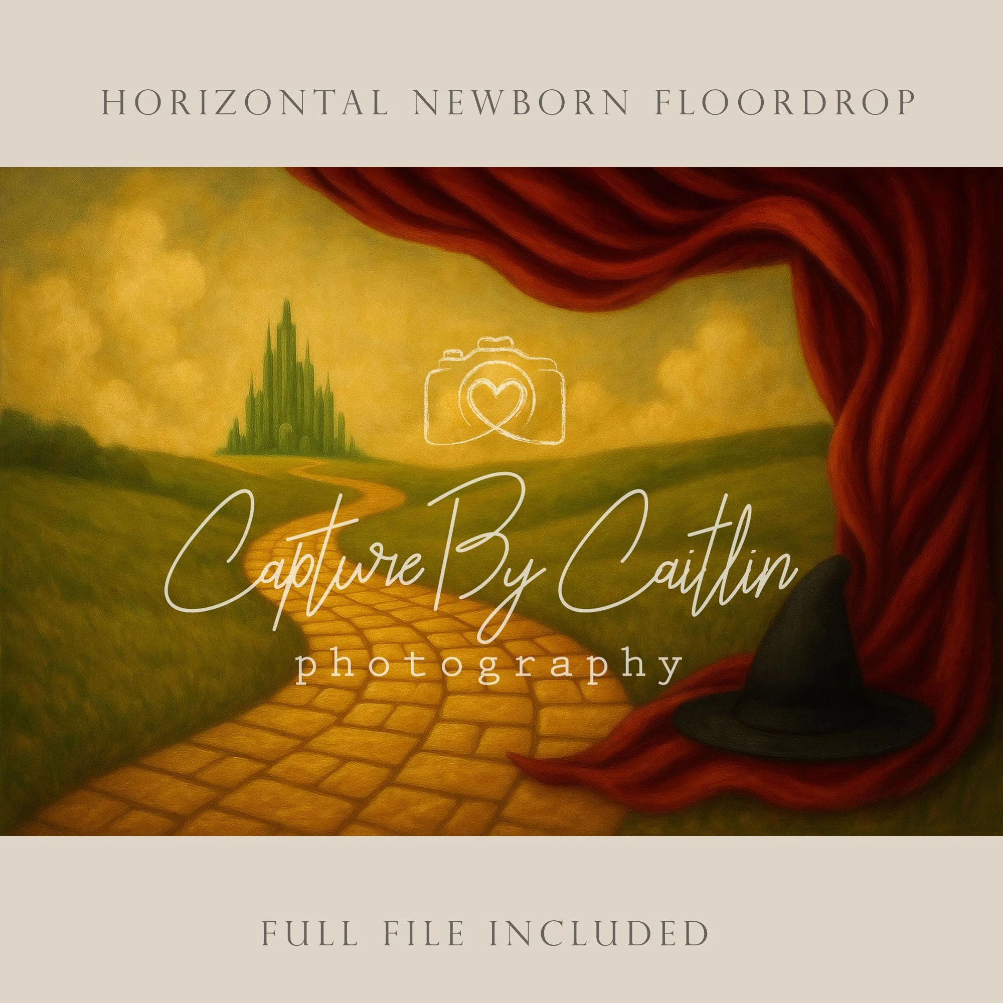 Capture By Caitlin | Yellow Brick Road | Newborn Floor Drop