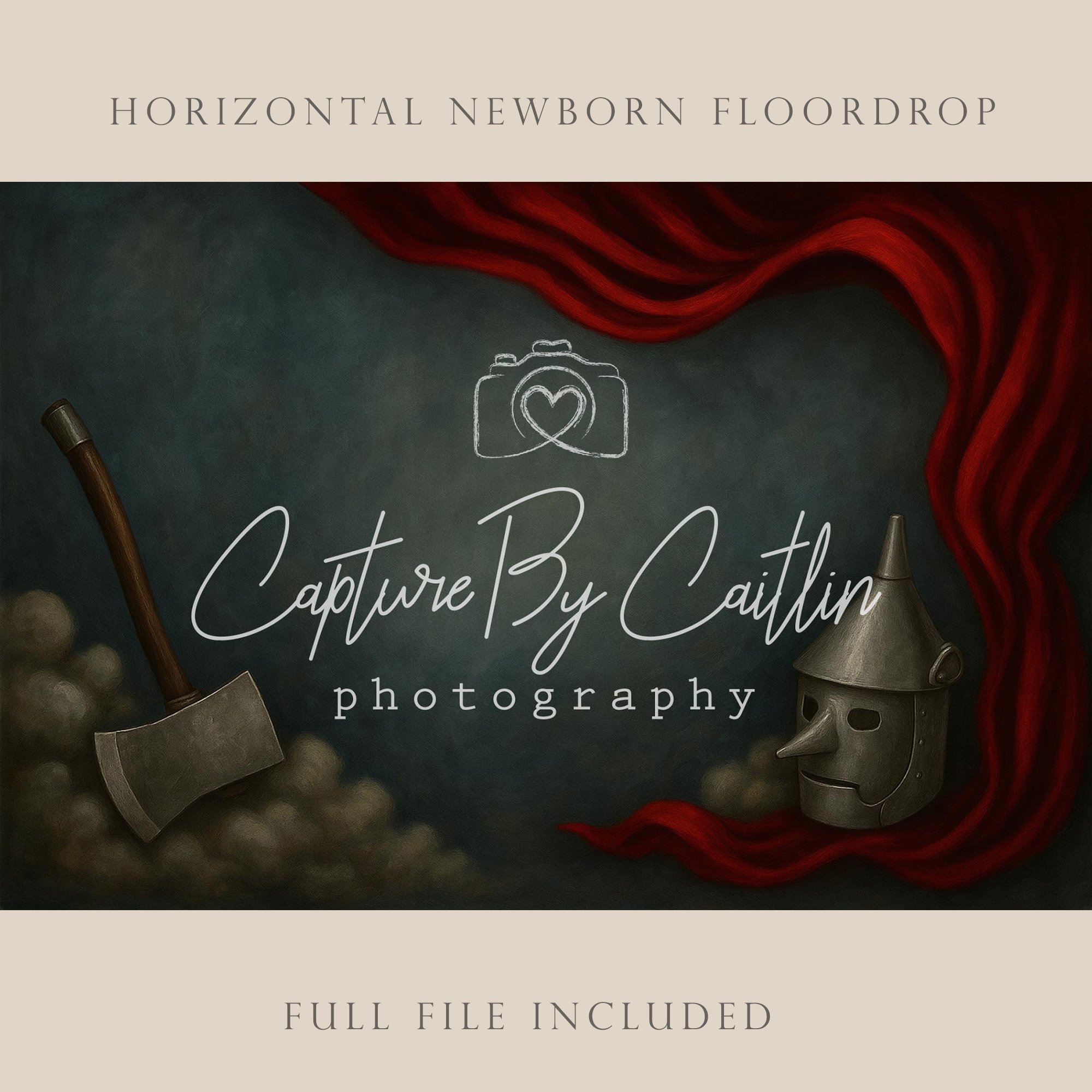 Capture By Caitlin | Tin Man | Newborn Floor Drop