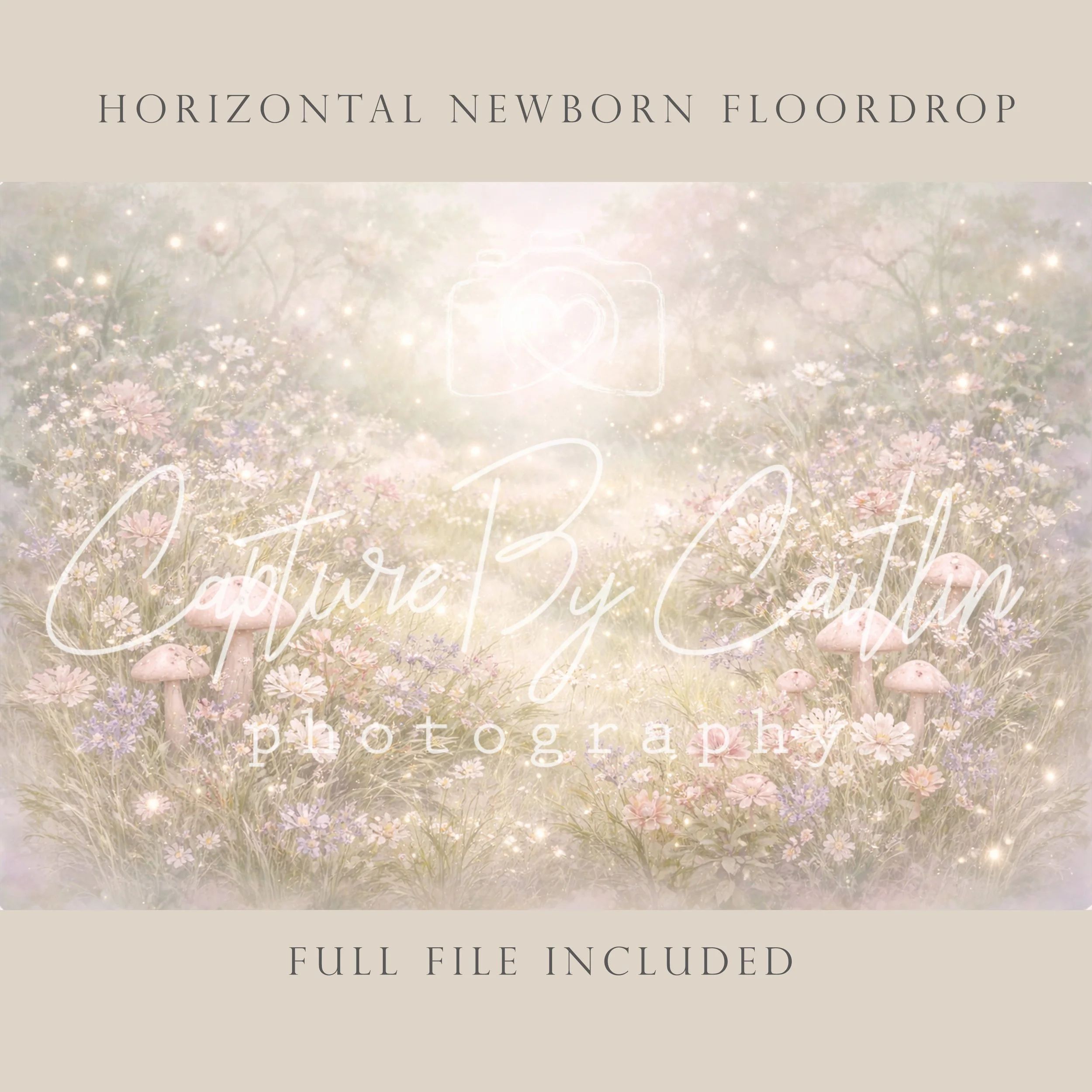 Capture By Caitlin | Soft Meadows | Newborn Floor Drop