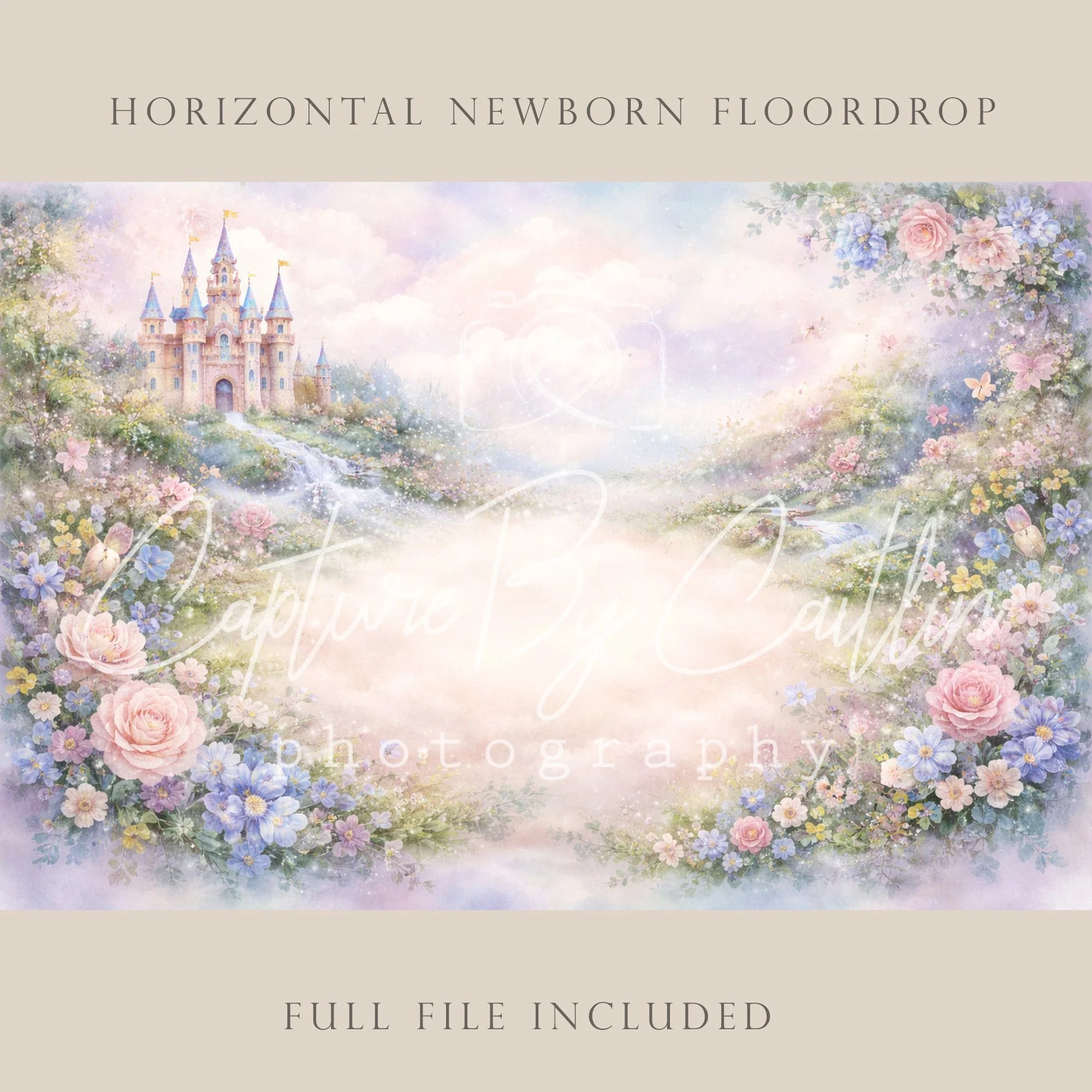 Capture By Caitlin | Castle | Newborn Floor Drop