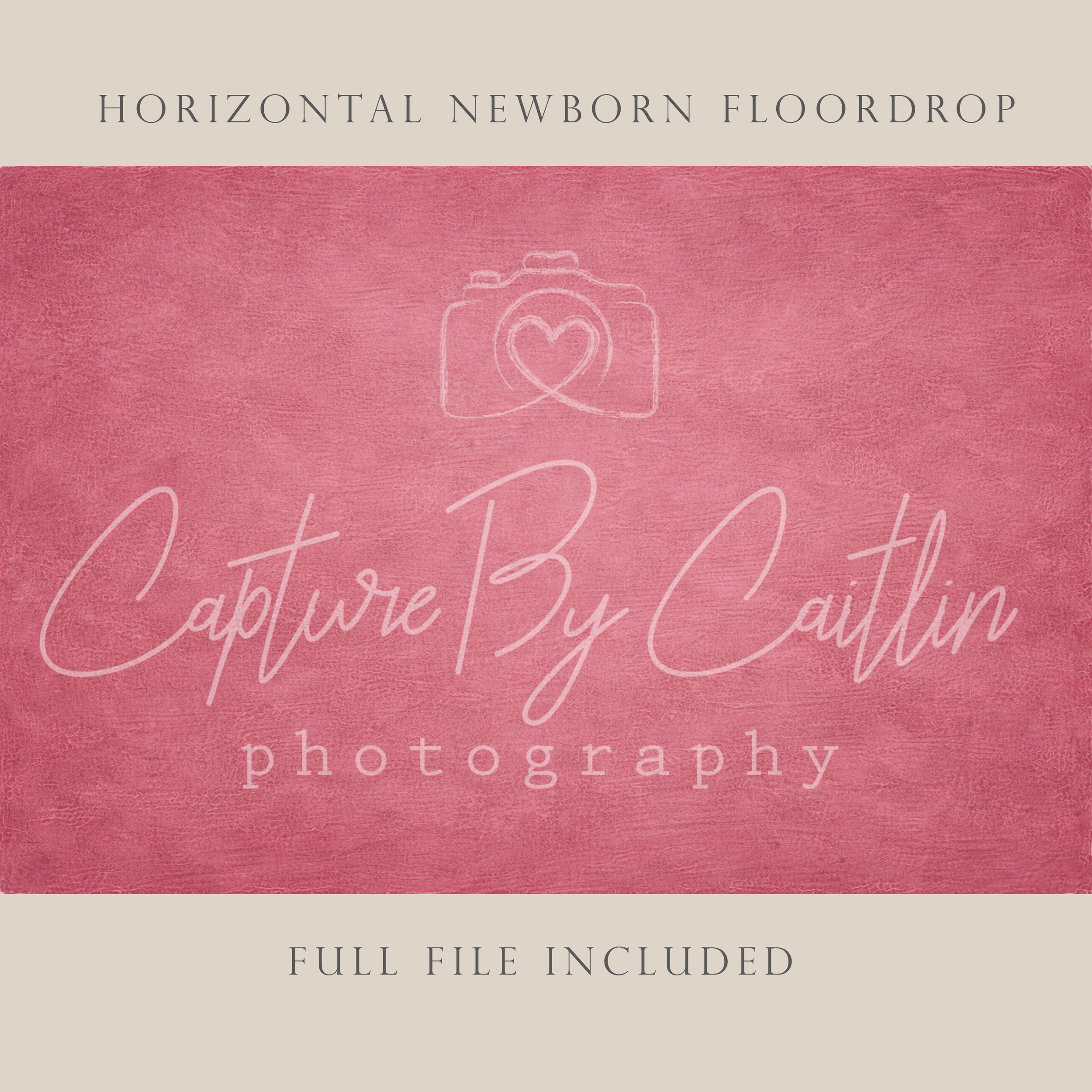 Capture By Caitlin | Dusted Pink | Newborn Floor Drop