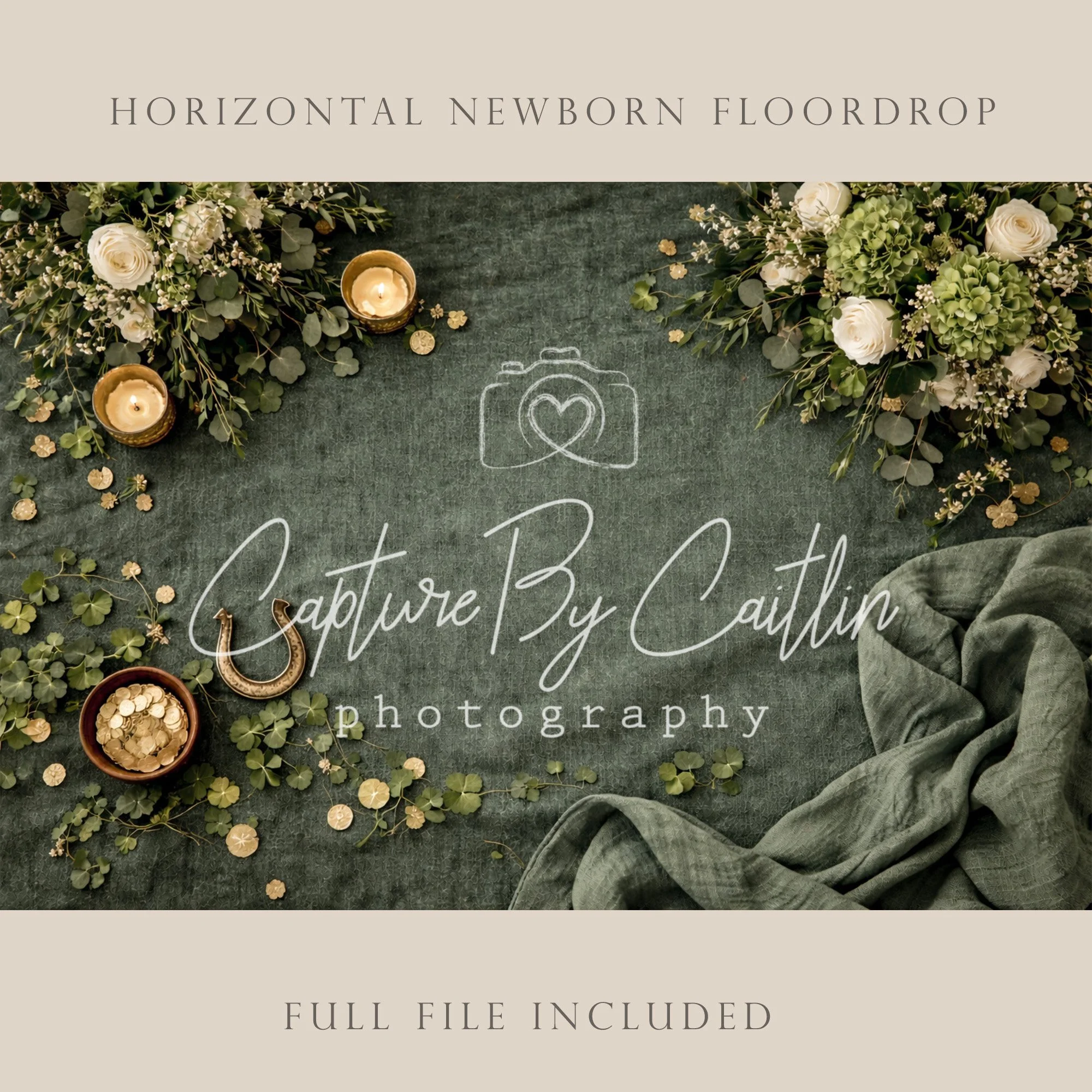 Capture By Caitlin | Saint Patrick's Day | Newborn Floor Drop