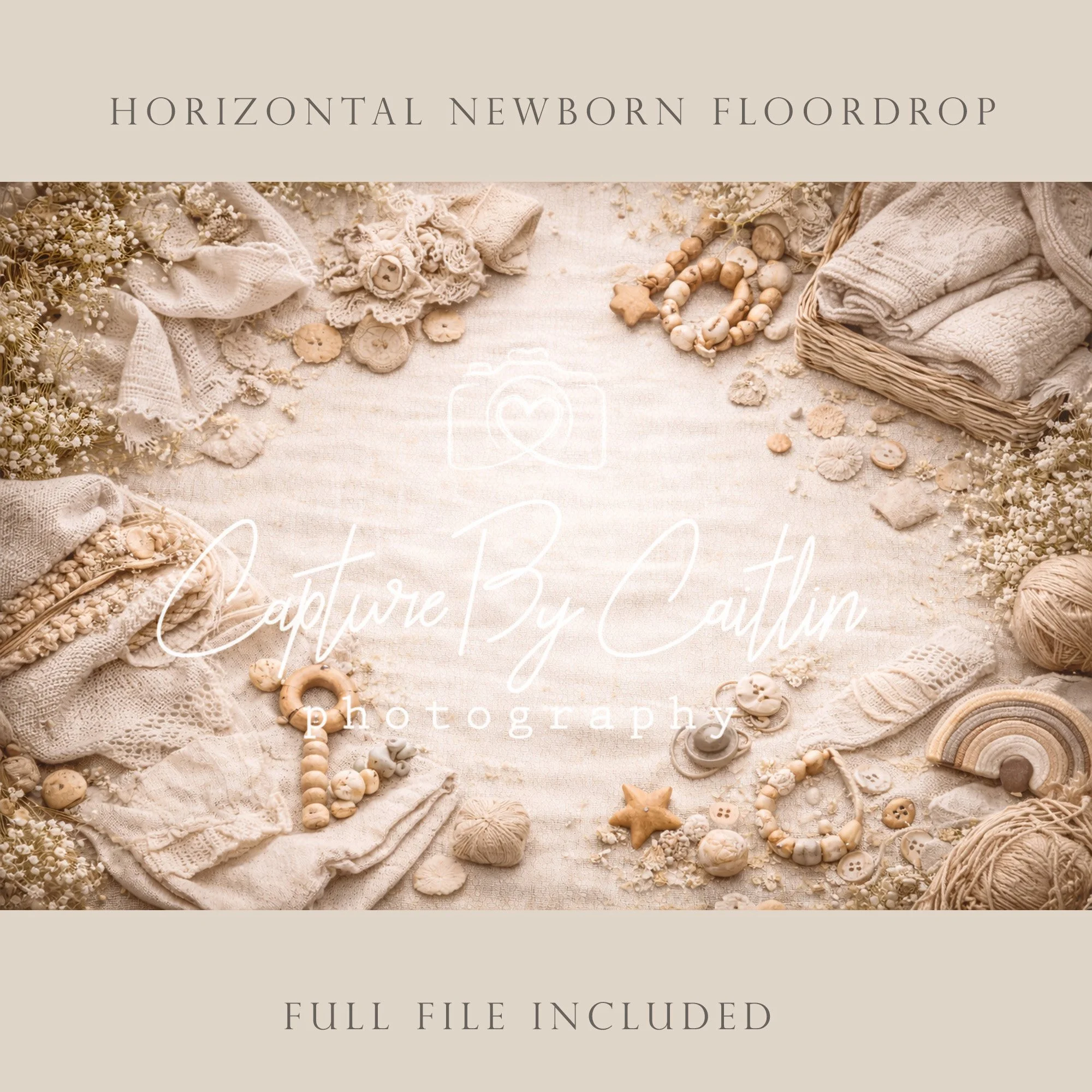 Capture By Caitlin | Boho | Newborn Floor Drop