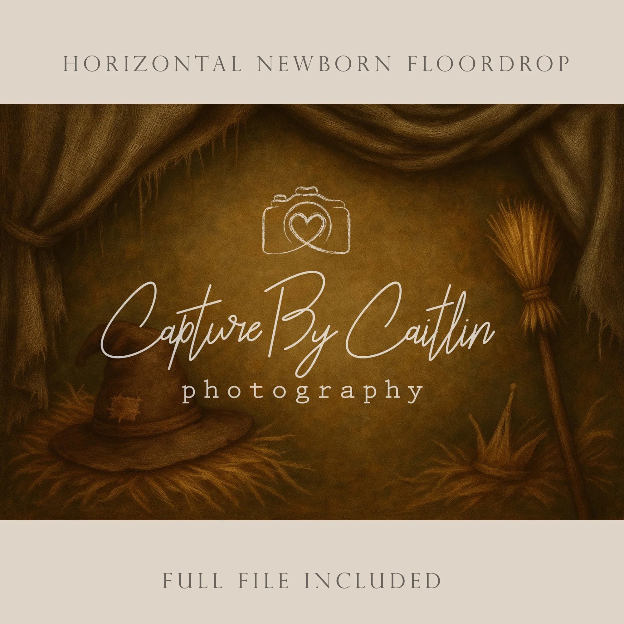 Capture By Caitlin | Scarecrow | Newborn Floor Drop