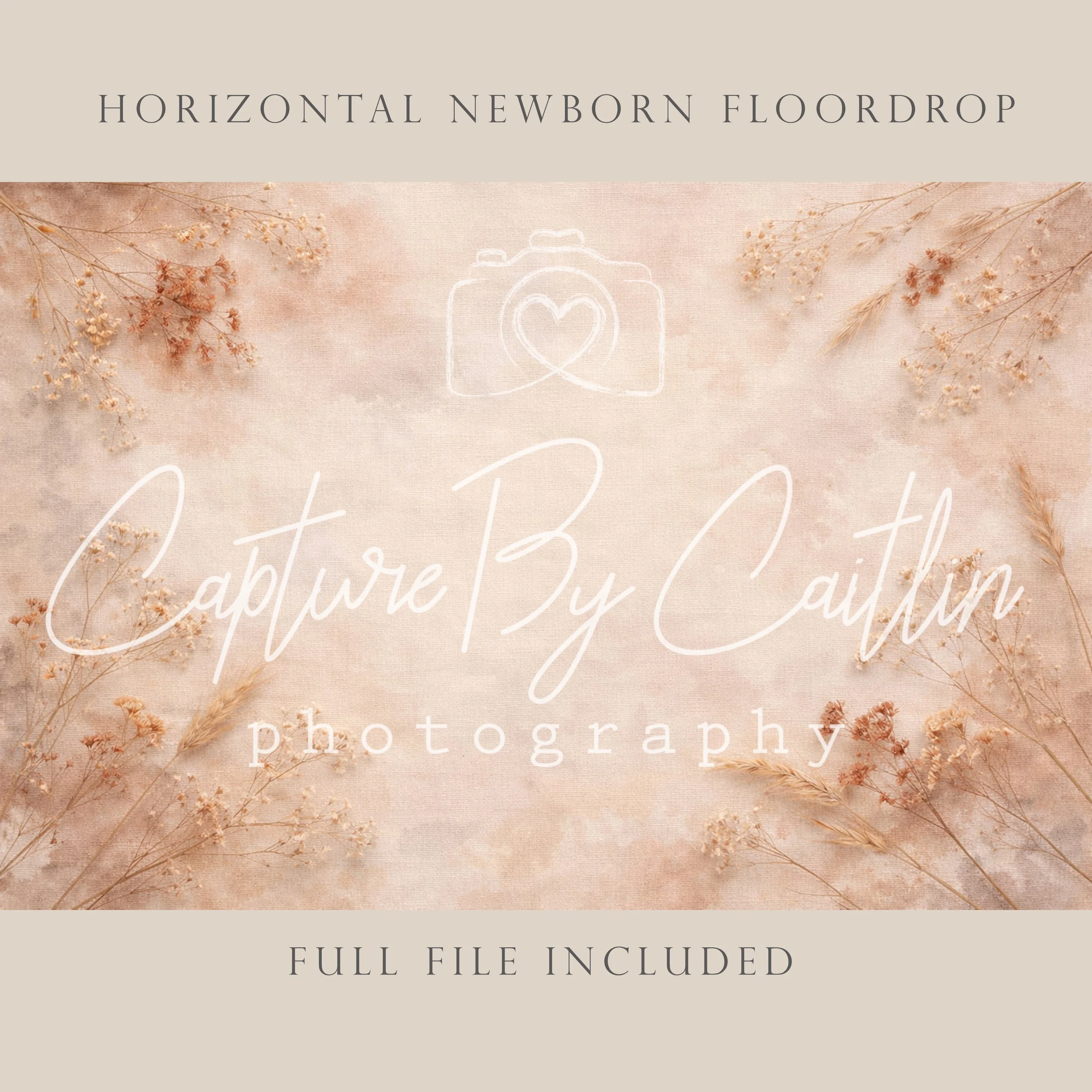 Capture By Caitlin | Rusted Meadow | Newborn Floor Drop