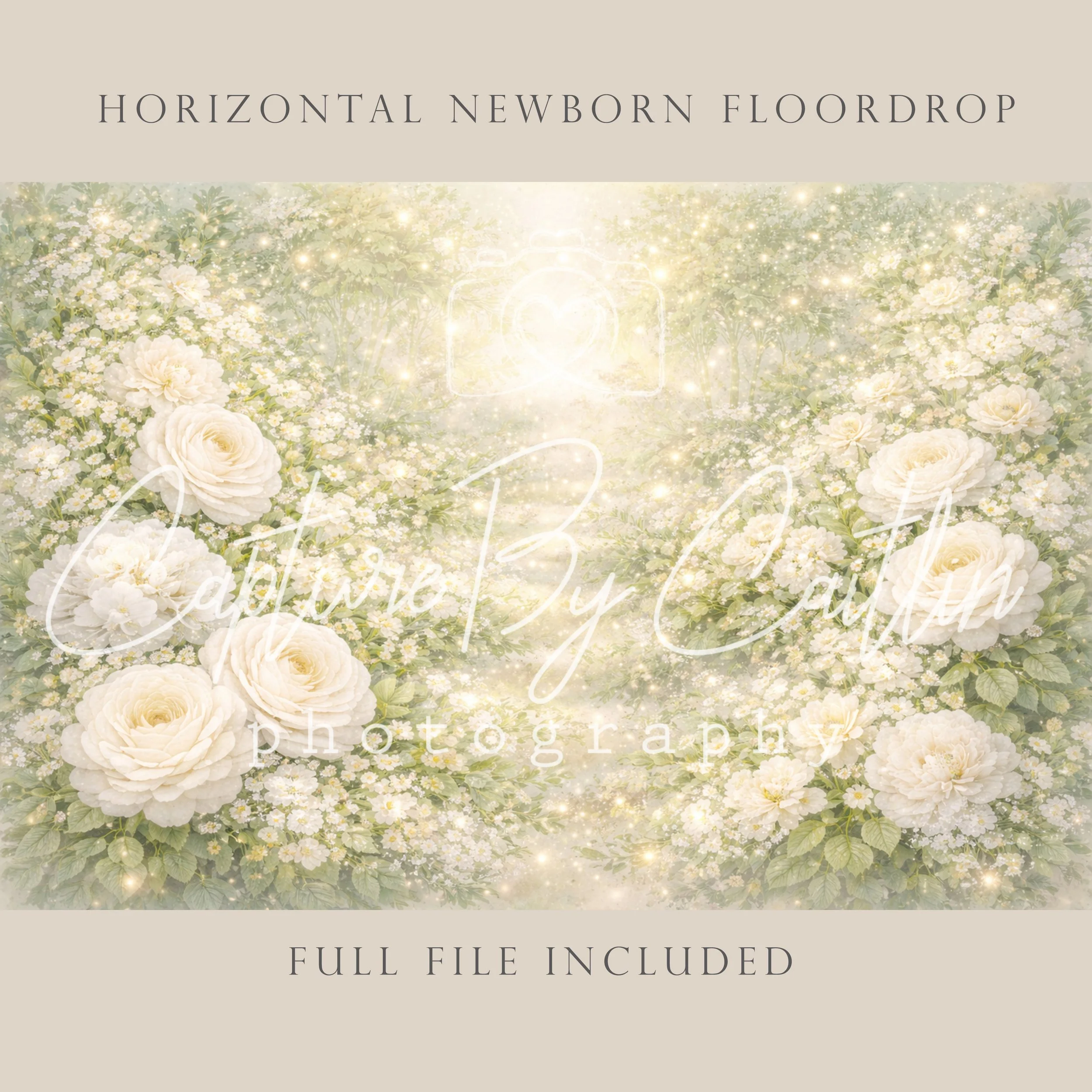 Capture By Caitlin | Enchanted Garden | Newborn Floor Drop