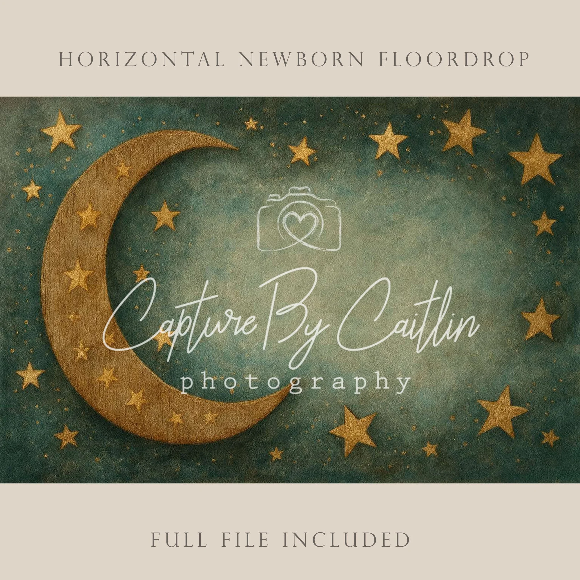 Capture By Caitlin | Moon | Newborn Floor Drop