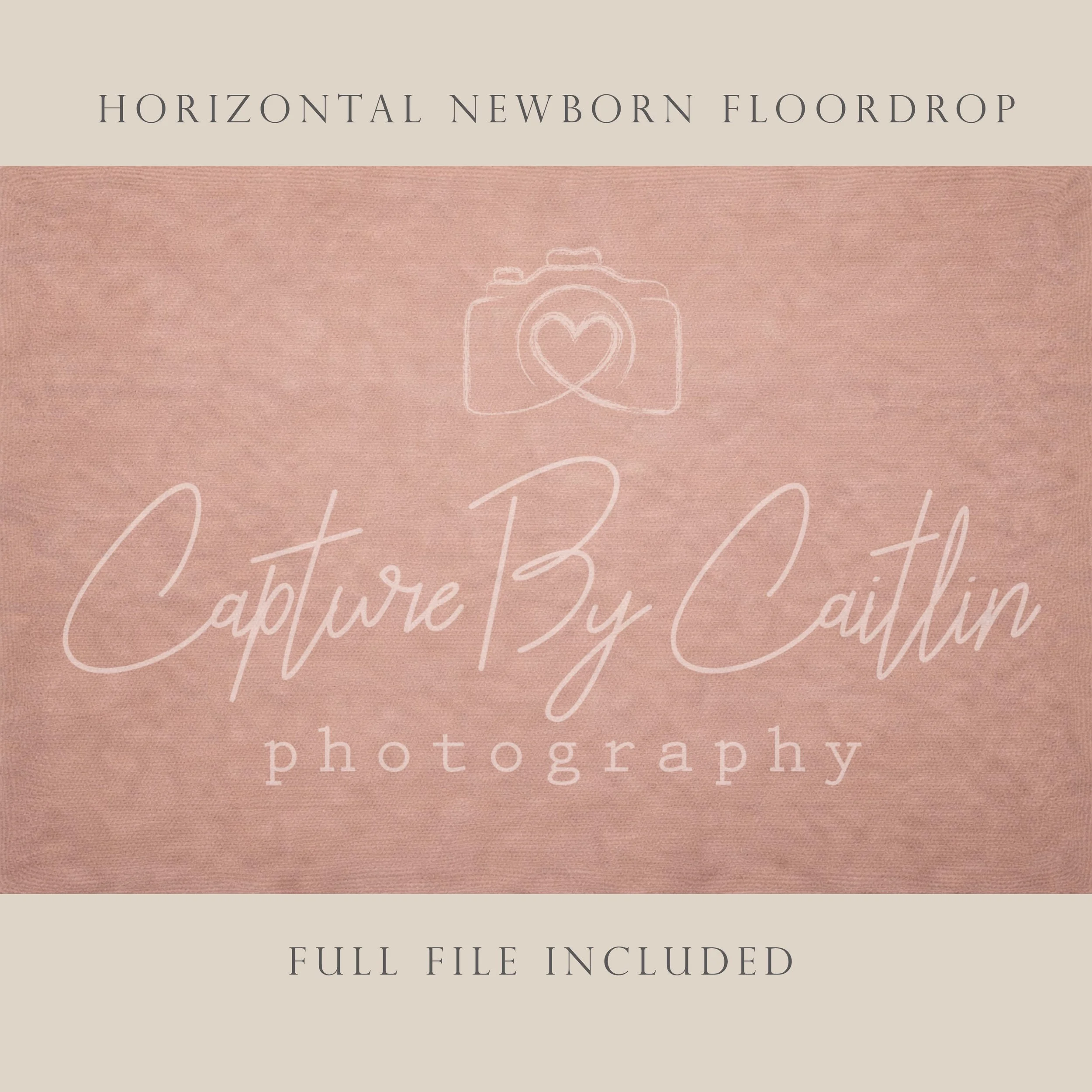 Capture By Caitlin | Ballet Slipper | Newborn Floor Drop