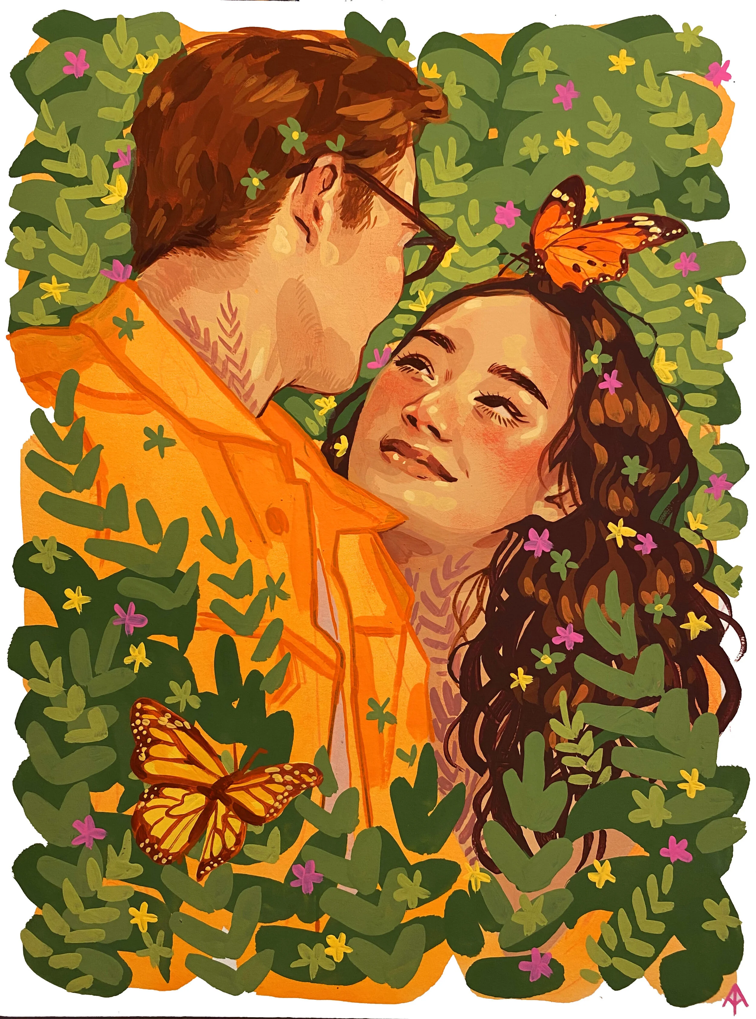 Commissioned Works — Amina Illustration